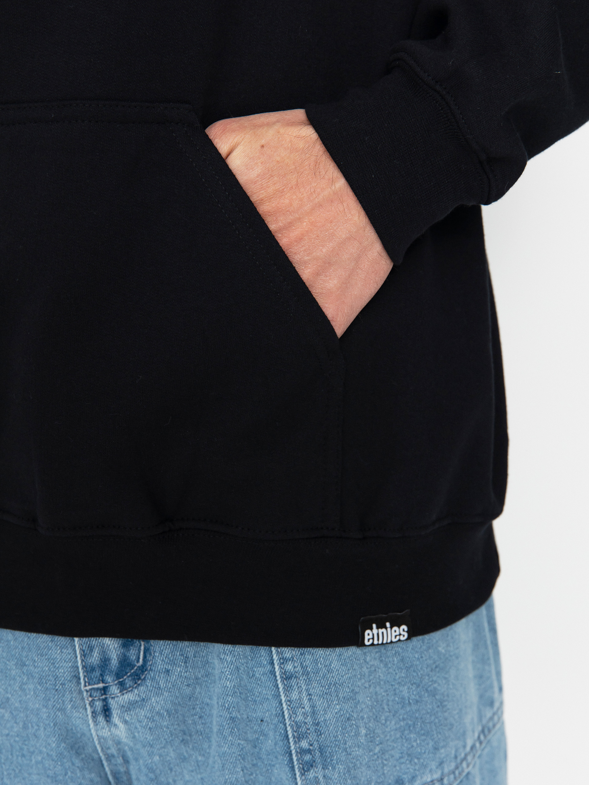 Mikina s kapucňou Etnies Stack Retro HD (black)