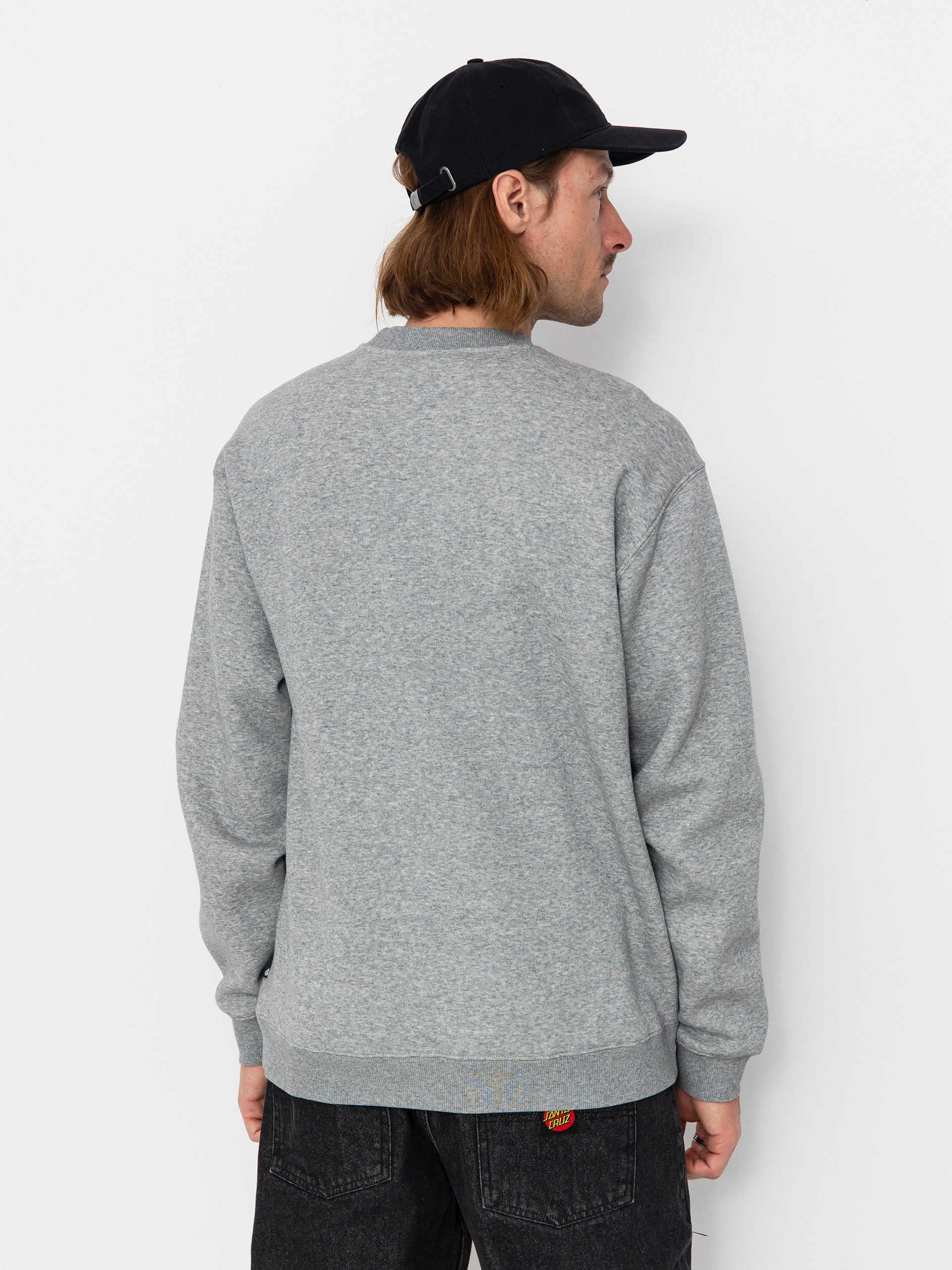 Mikina Volcom Noder Crew (heather grey)