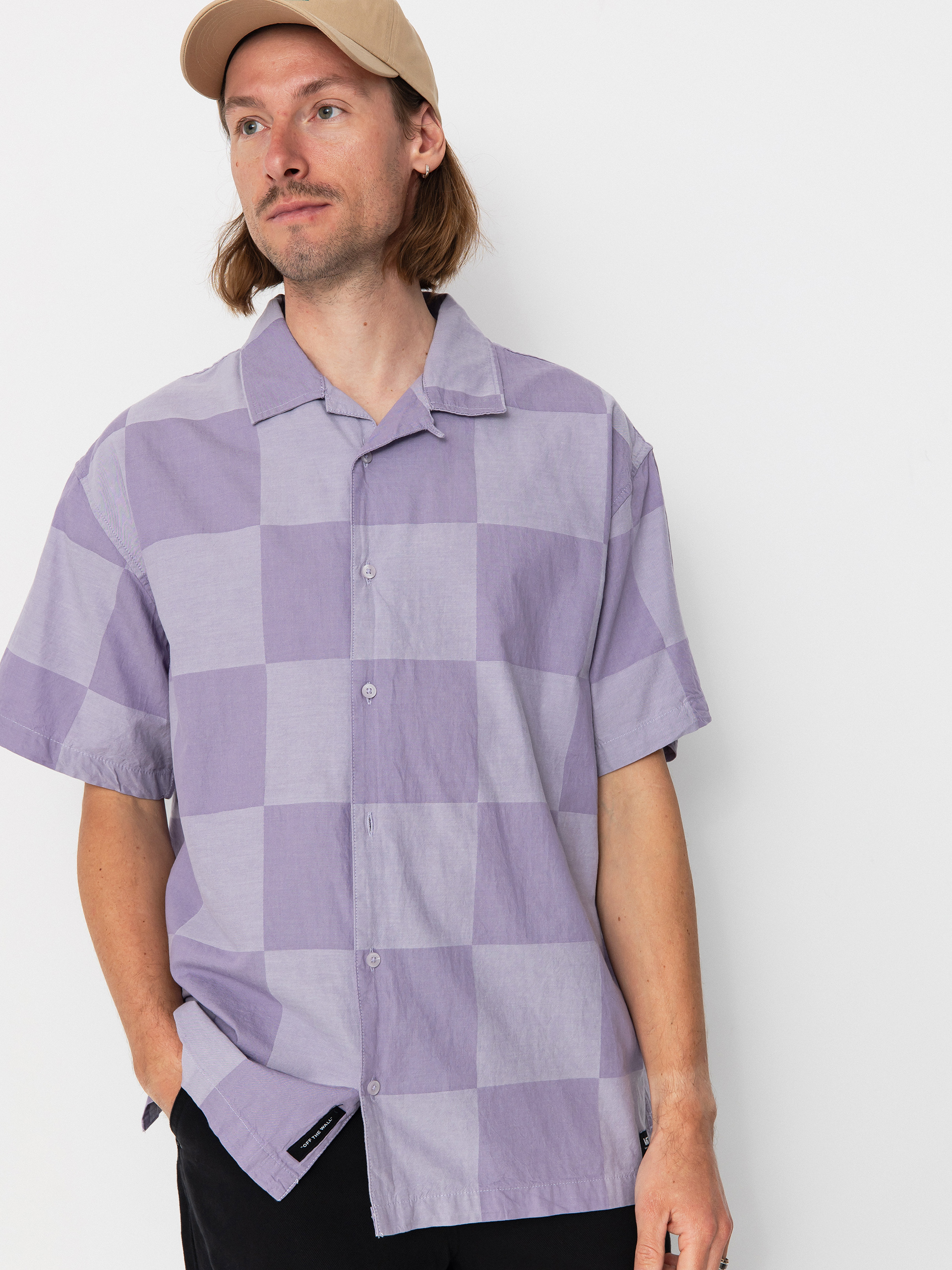 Košeľa Vans Kessler Checkerboard (purple haze/eveninghaze)
