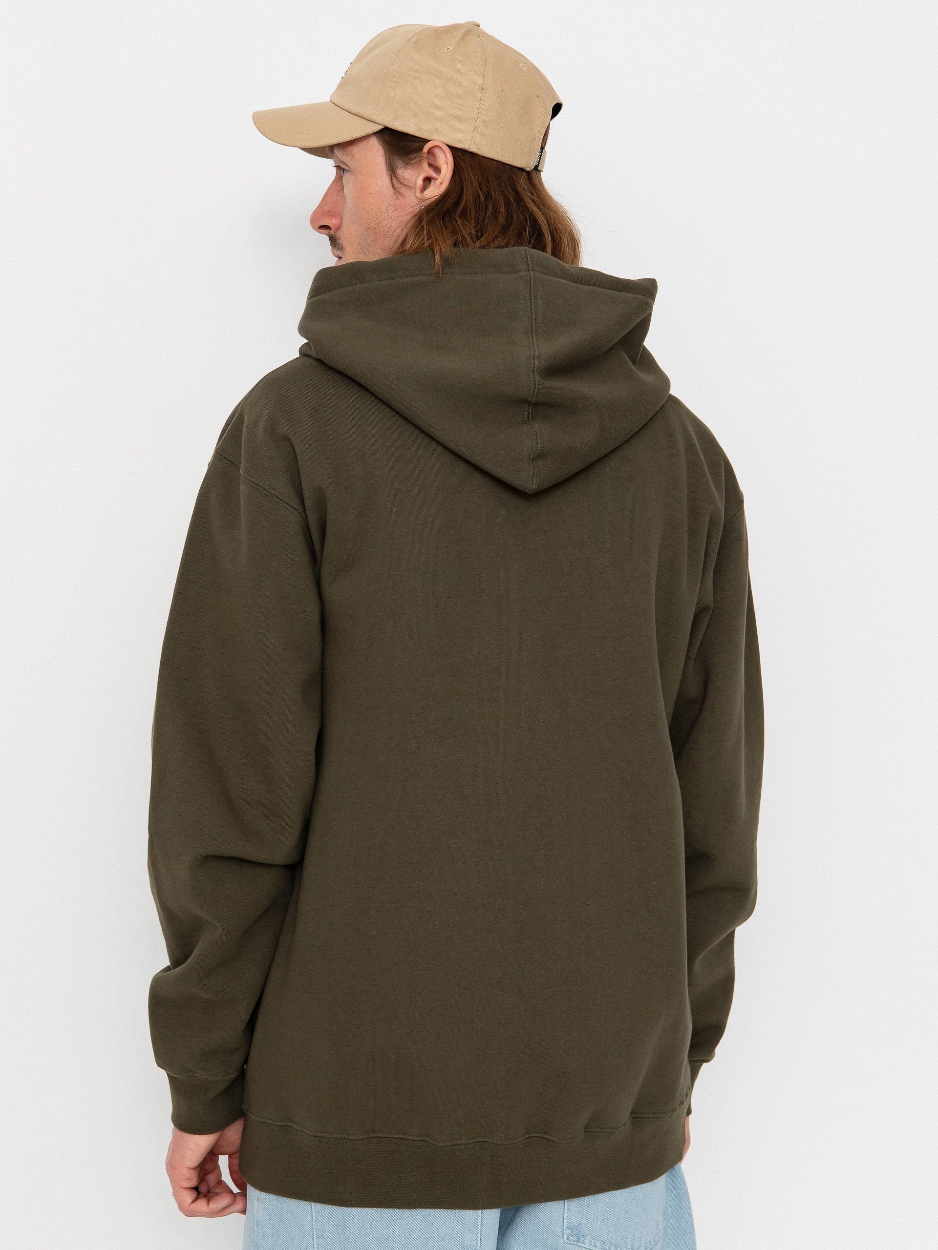 Mikina s kapucňou Spitfire Demonseed Script Emb ZHD (olive)