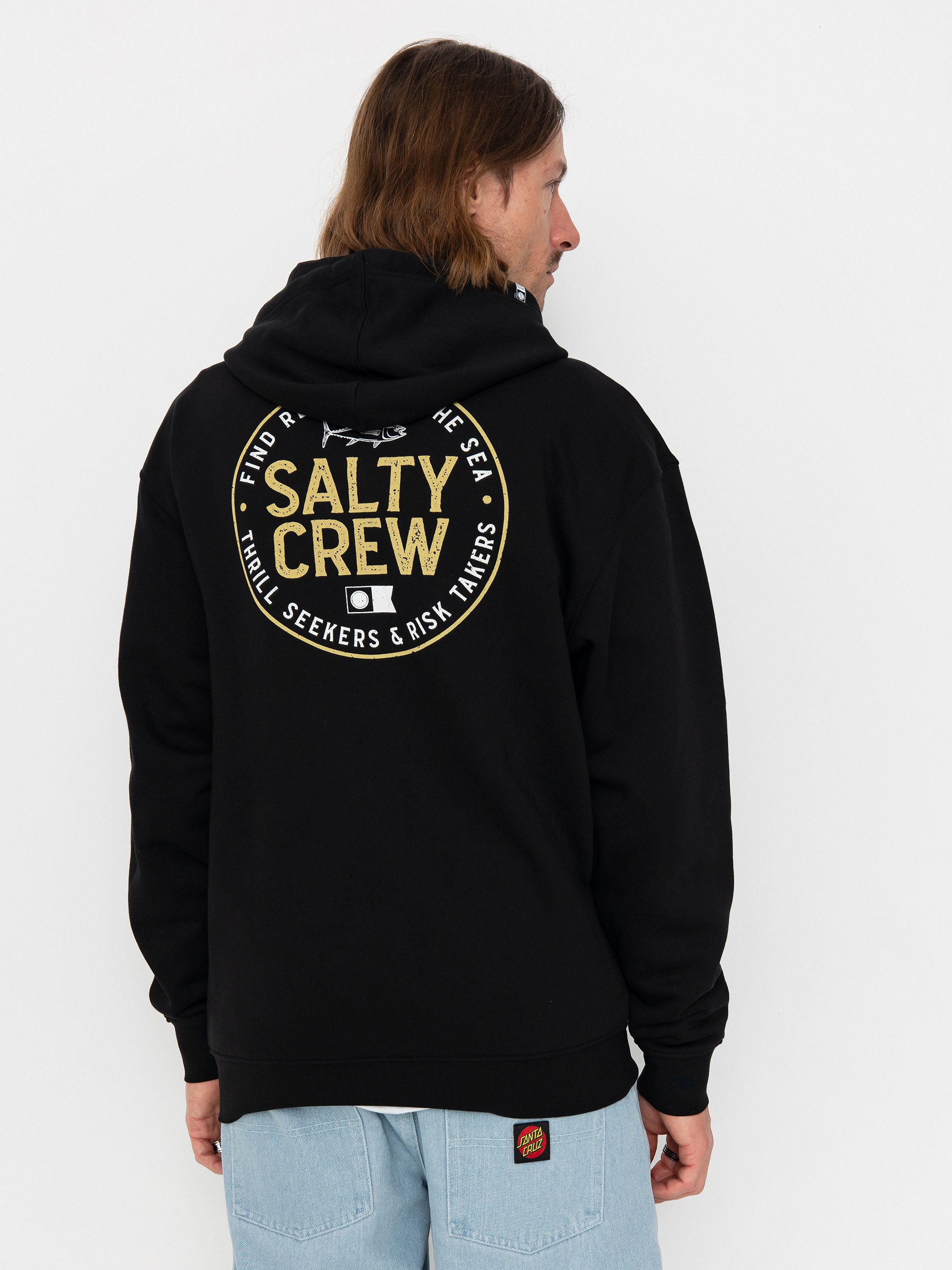 Mikina Salty Crew Legendary Zip (black)