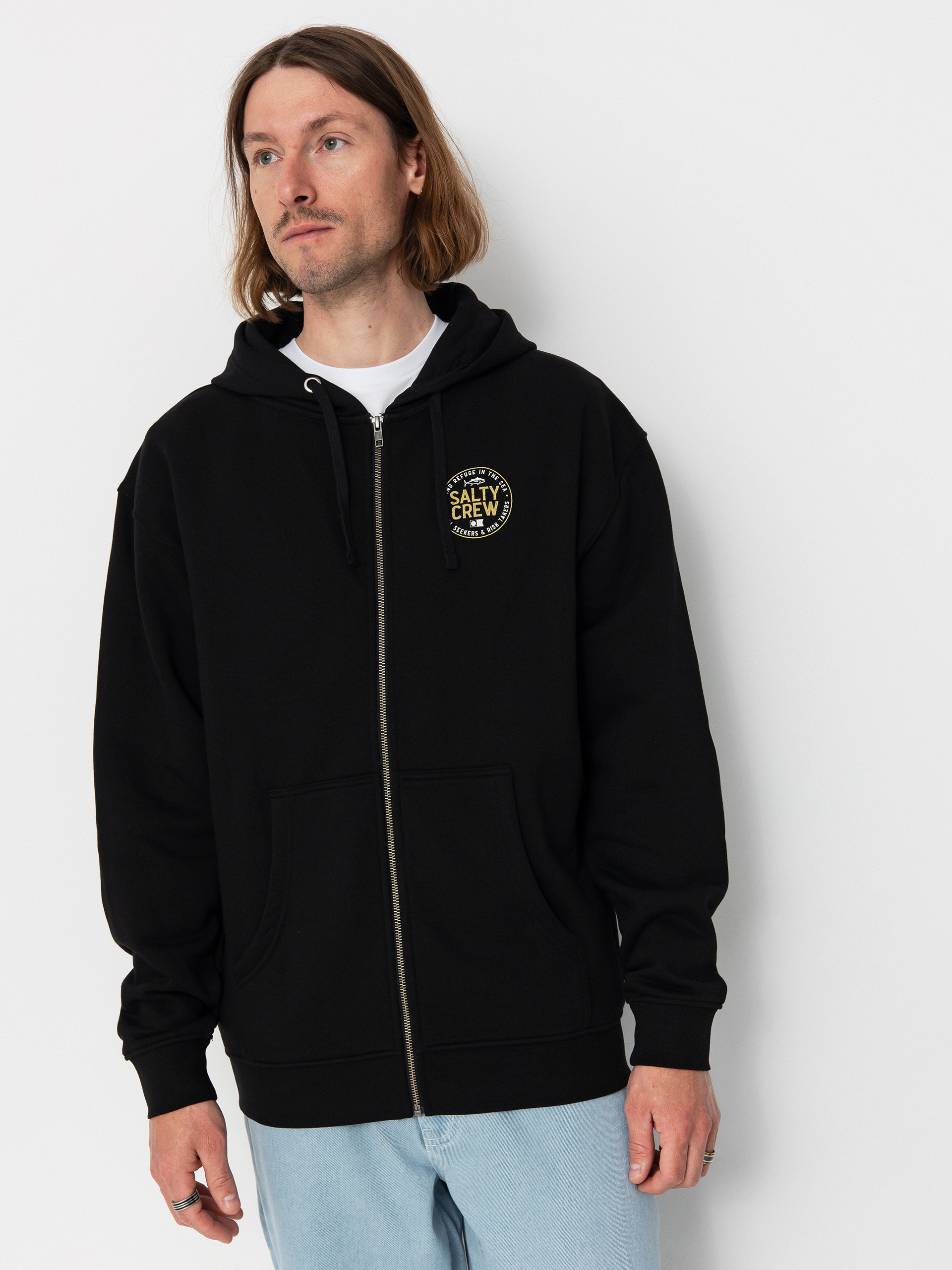 Mikina Salty Crew Legendary Zip (black)
