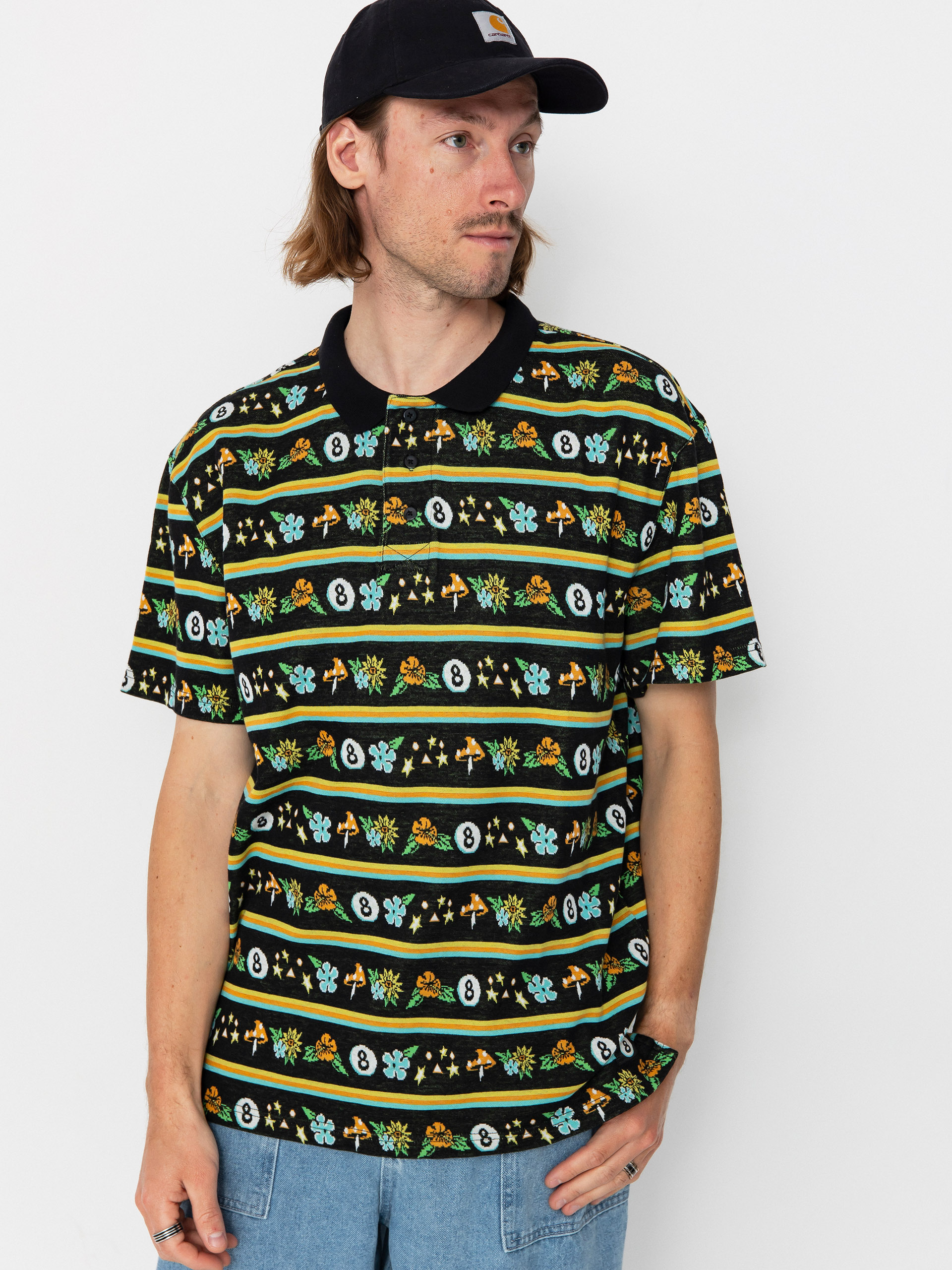 Polo tričko Santa Cruz Winkowski Trip Stripe (ocho trip)