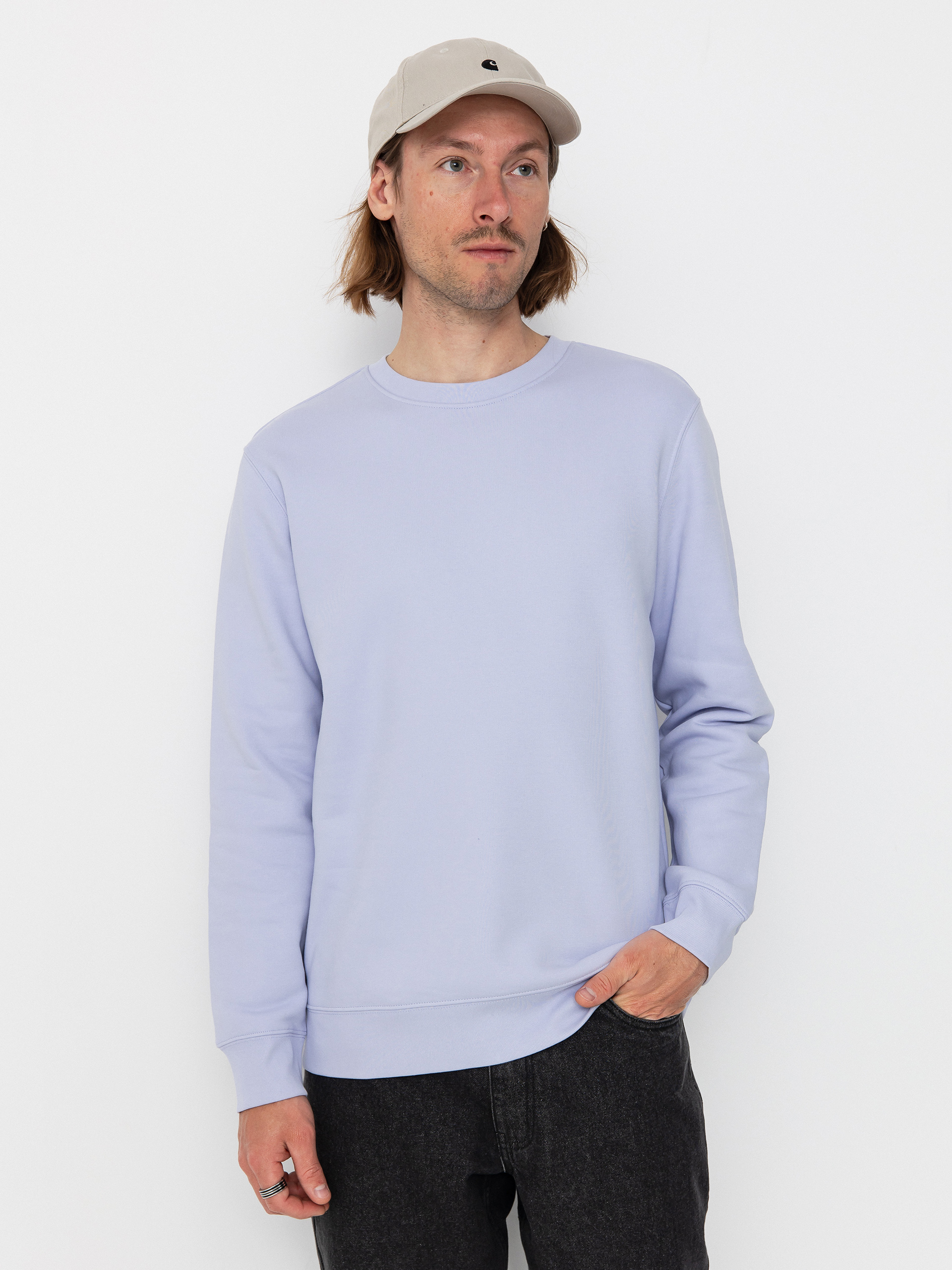 Mikina Poetic Collective Spray Text (purple)