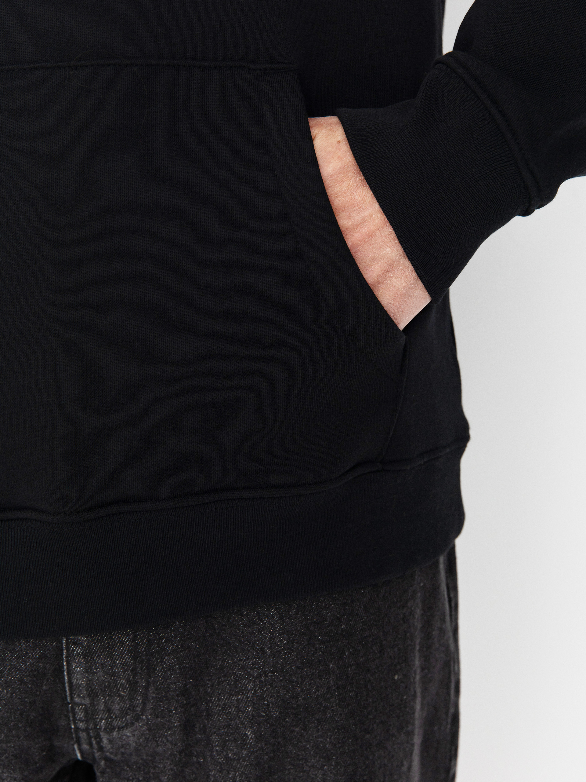 Mikina s kapucňou Poetic Collective Space HD (black)