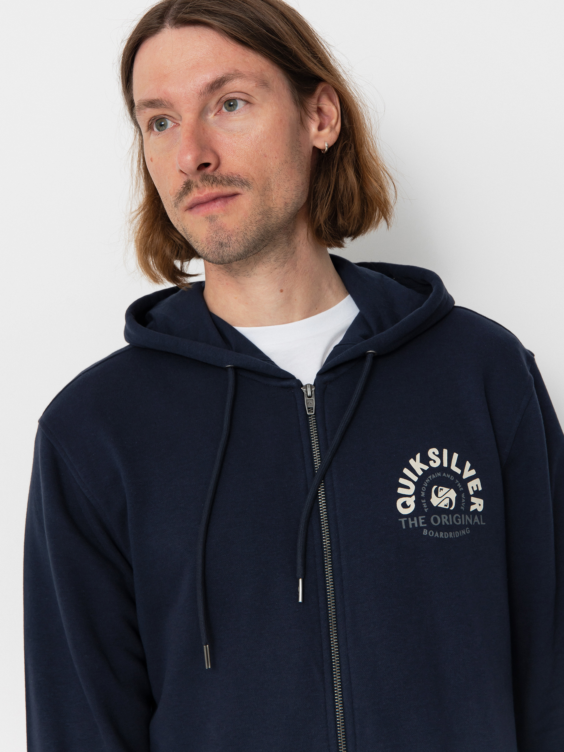 Mikina s kapucňou Quiksilver Graphic Mix ZHD (dark navy)