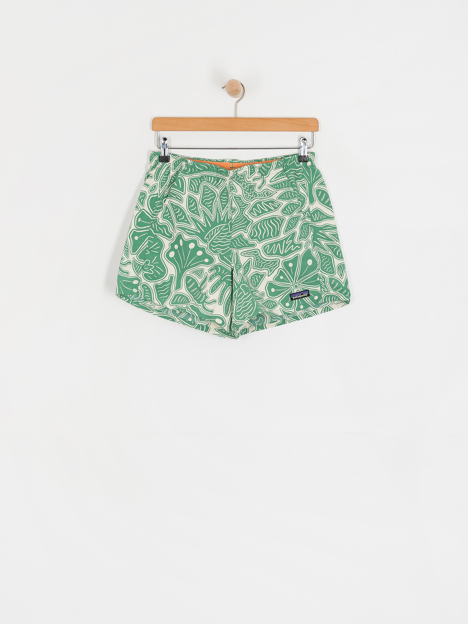 Kraťasy Patagonia Baggies 5in Wmn (bees and flowers/heartleaf green)