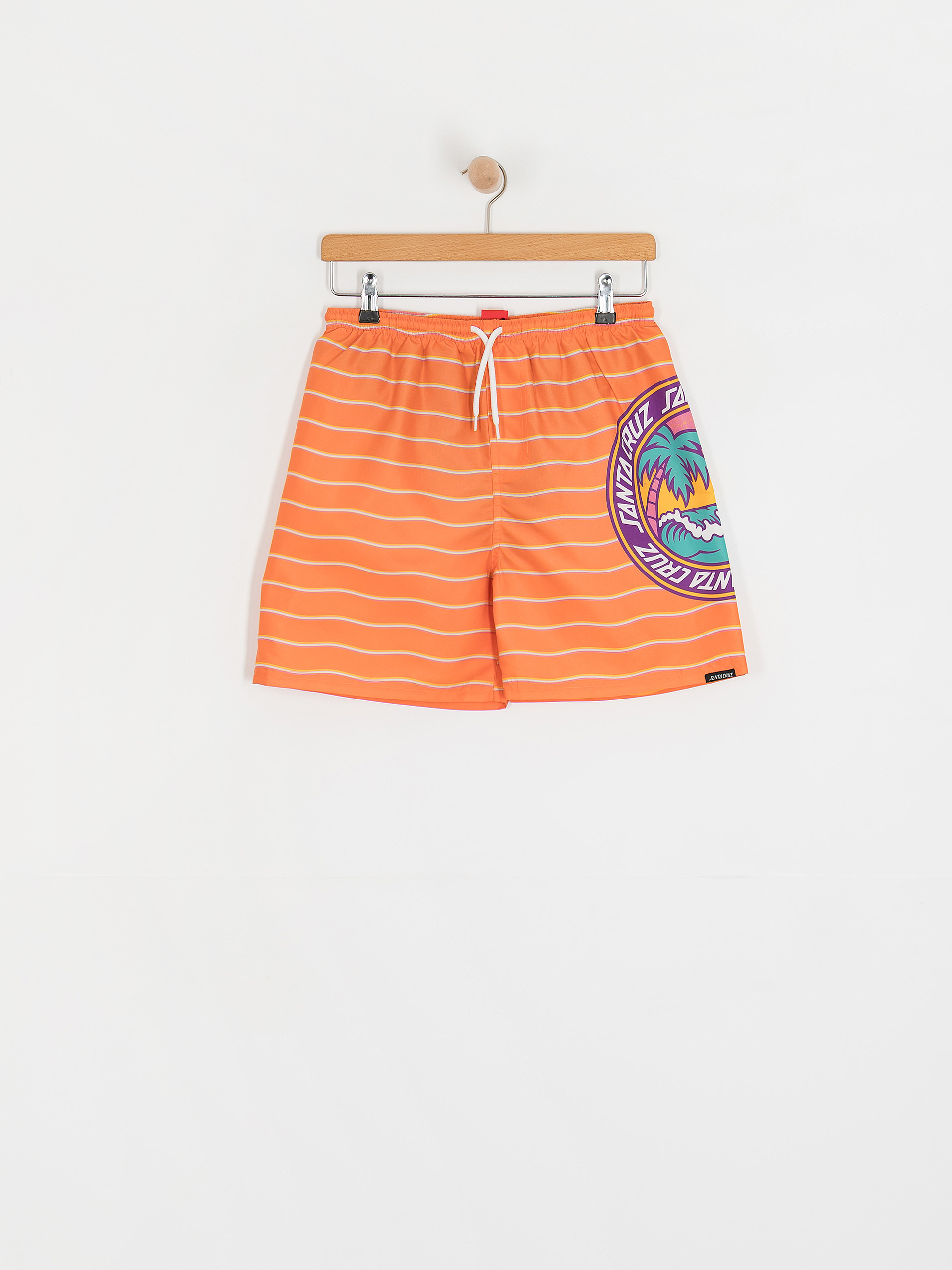 Kraťasy Santa Cruz Youth Paradise Break JR (apricot wave stripe)