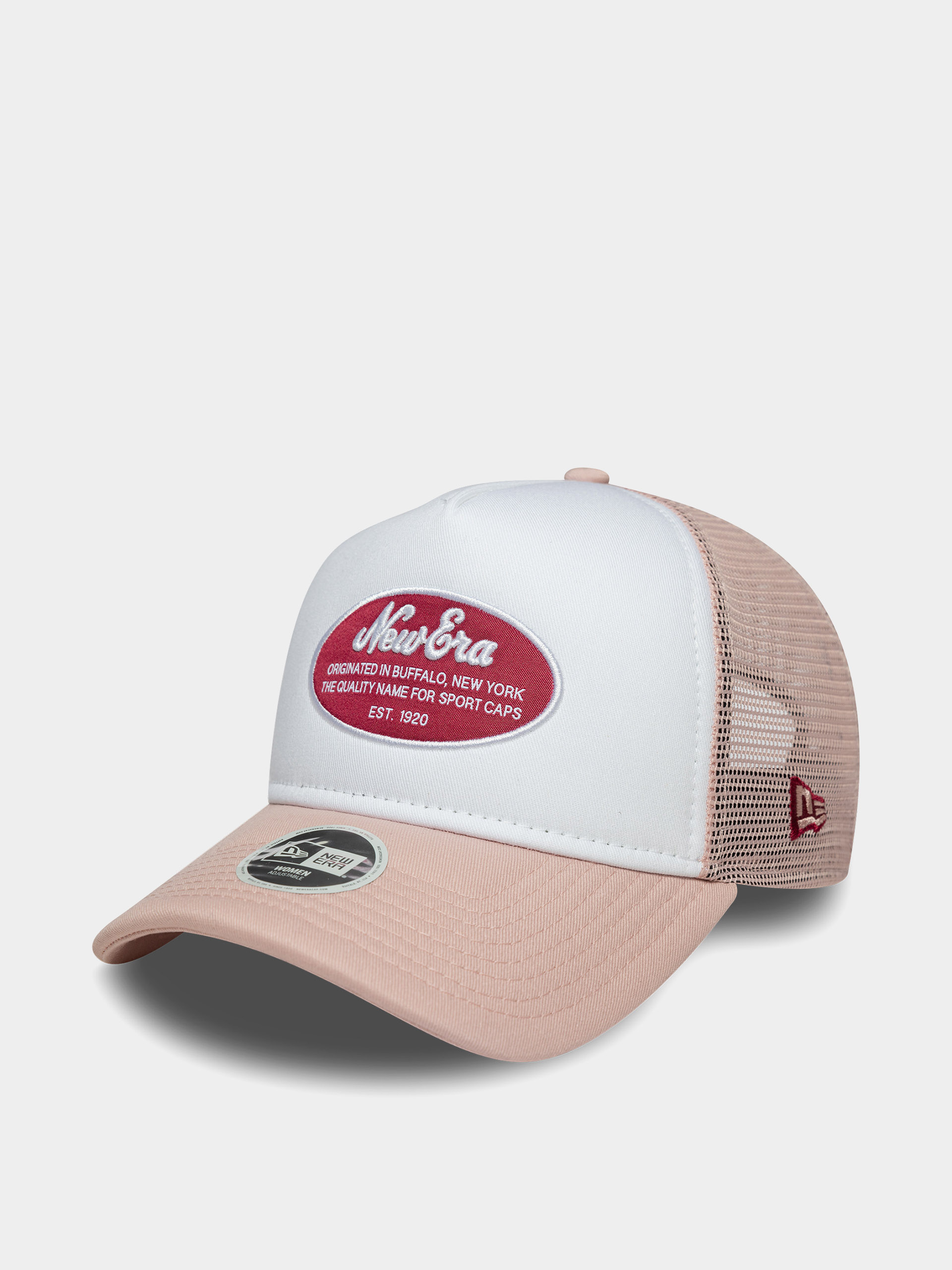 Šiltovka New Era Oval Patch Trucker Wmn (pink/white)