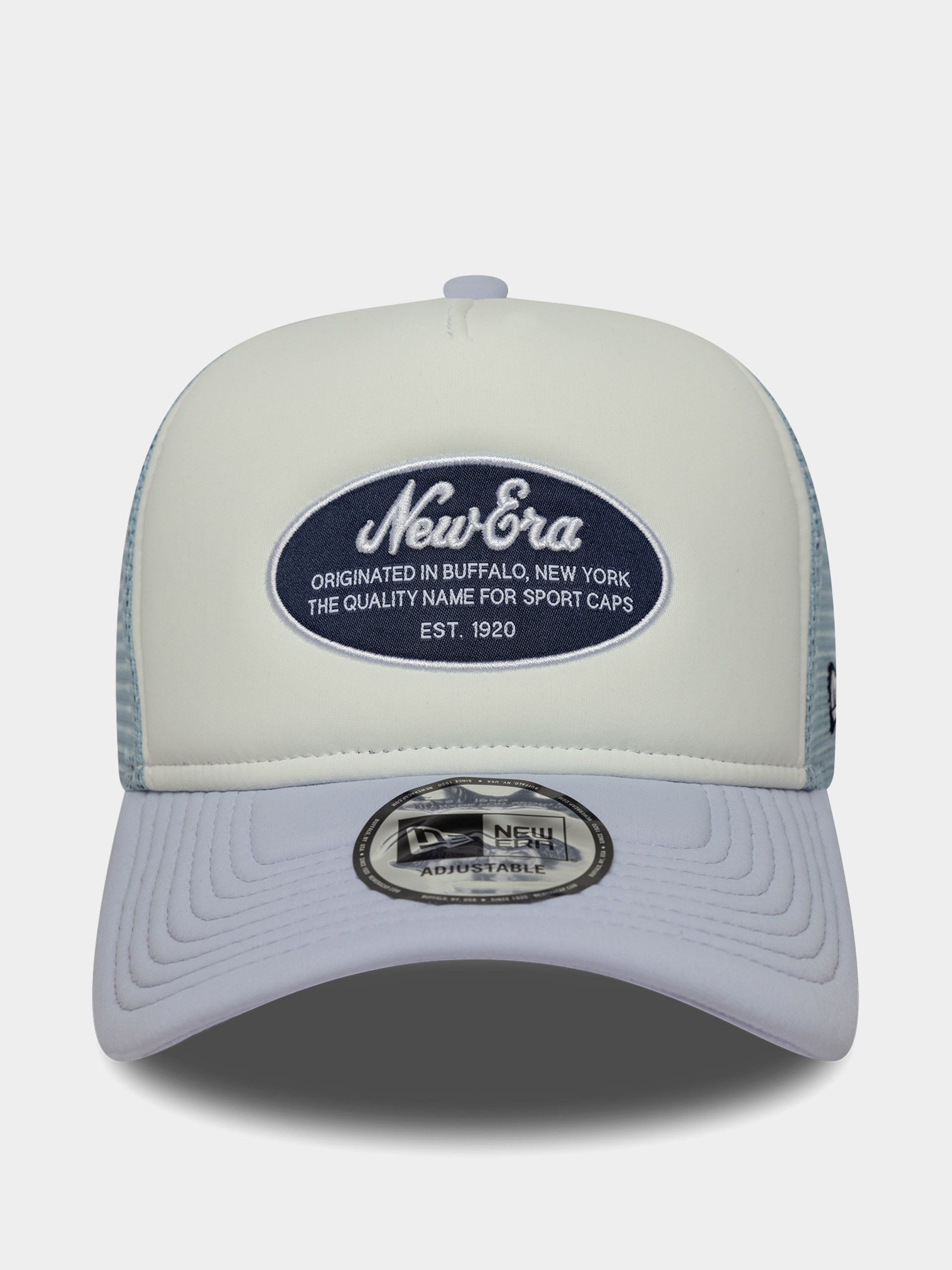 Šiltovka New Era Oval Foam Patch Trucker (white/violet)