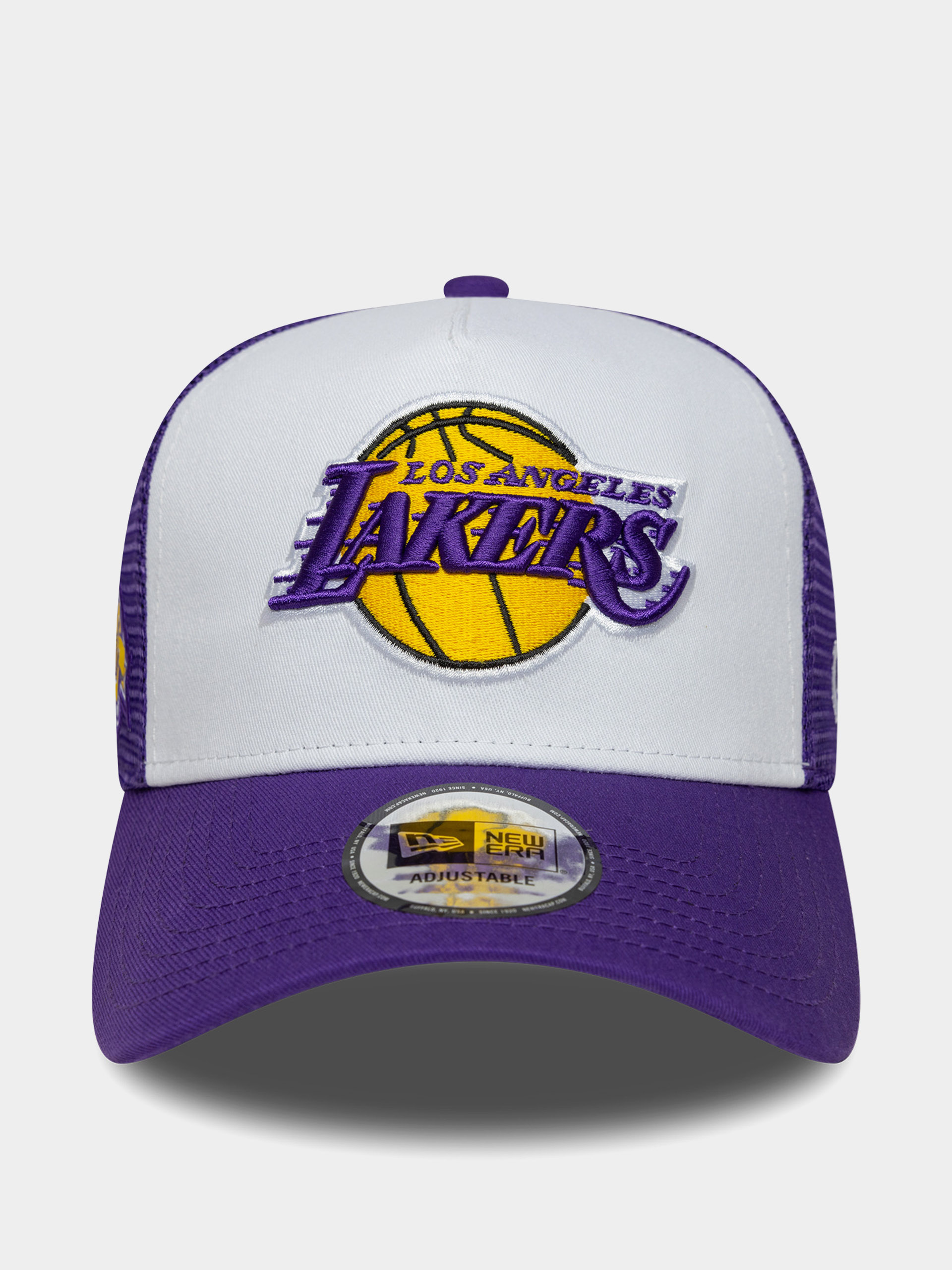 Šiltovka New Era NBA Side Patch Trucker Los Angeles Lakers (violet/white)