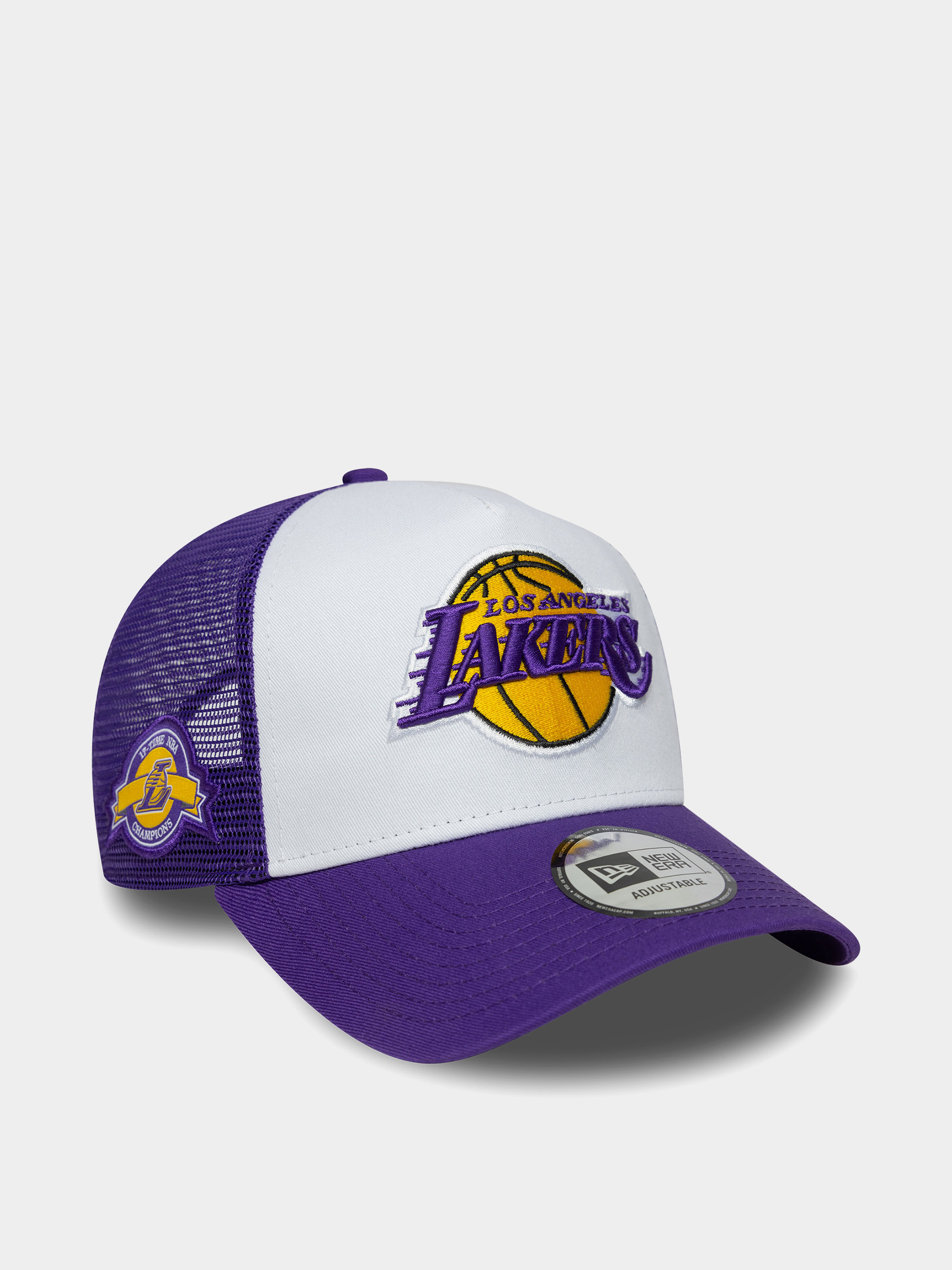 Šiltovka New Era NBA Side Patch Trucker Los Angeles Lakers (violet/white)
