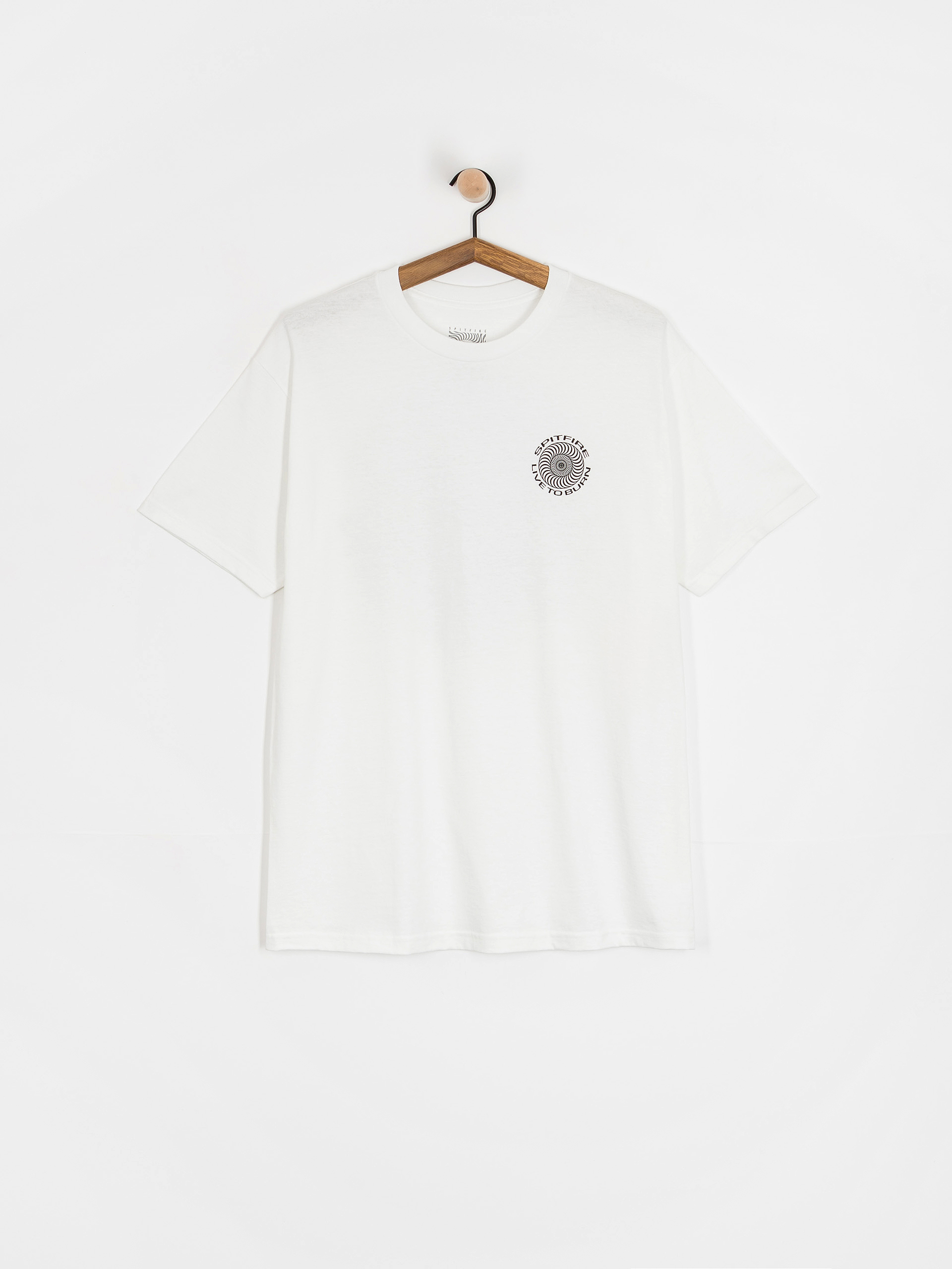 Tričko Spitfire Live To Burn Classic (white)