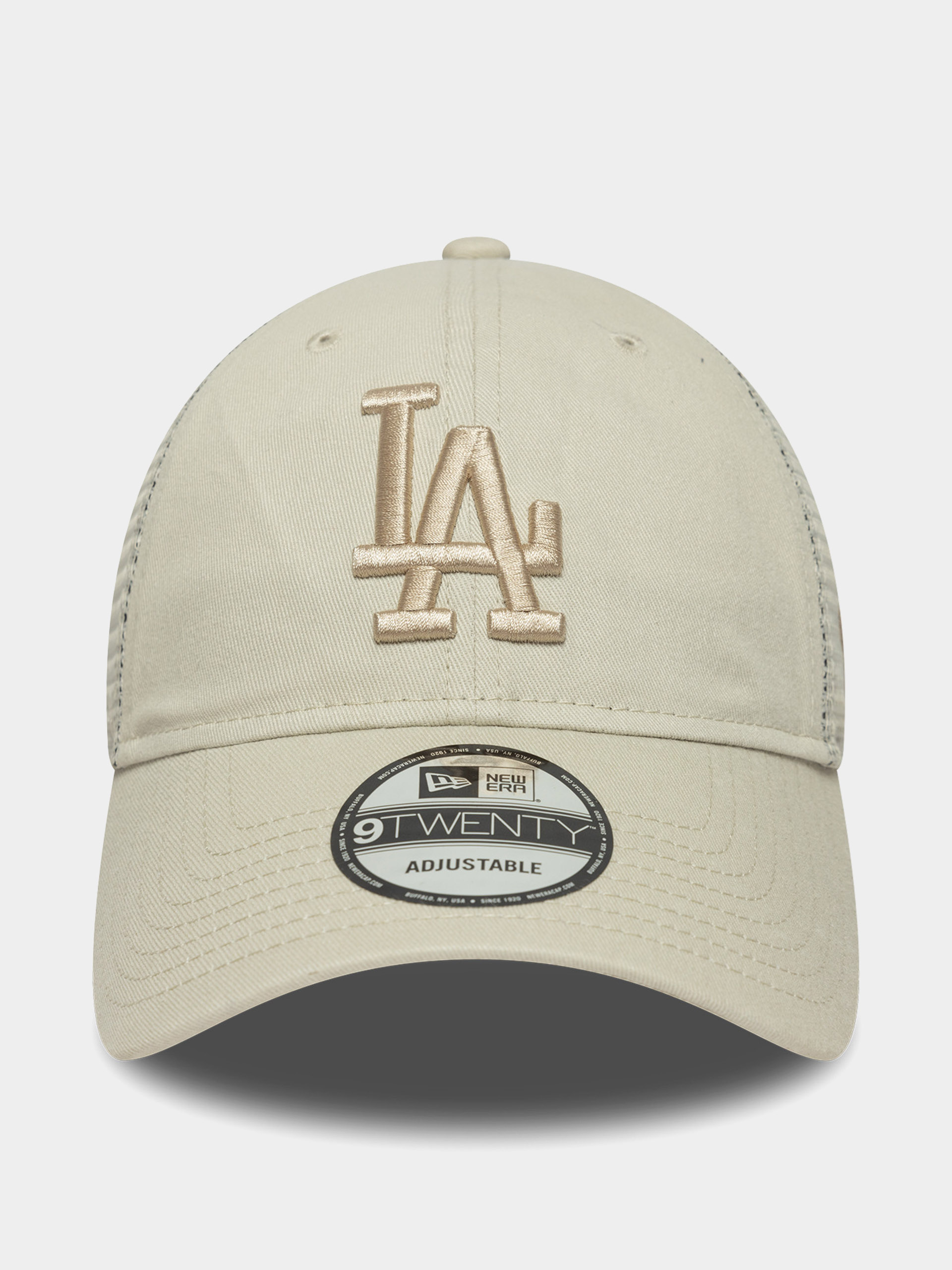 Šiltovka New Era Washed 9Twenty Trucker Los Angeles Dodgers (stone)