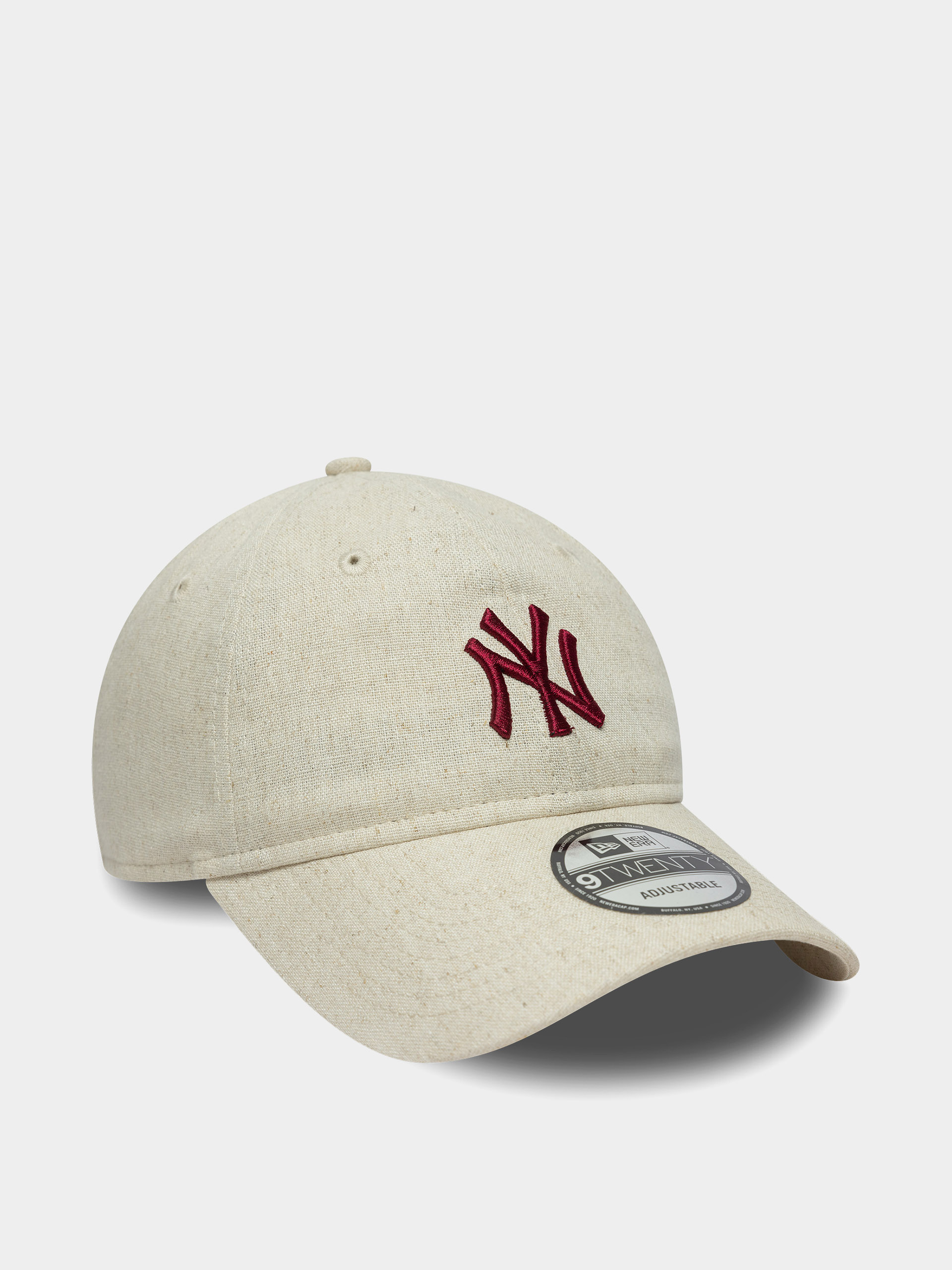 Šiltovka New Era Linen 9Twenty New York Yankees (stone chalk)