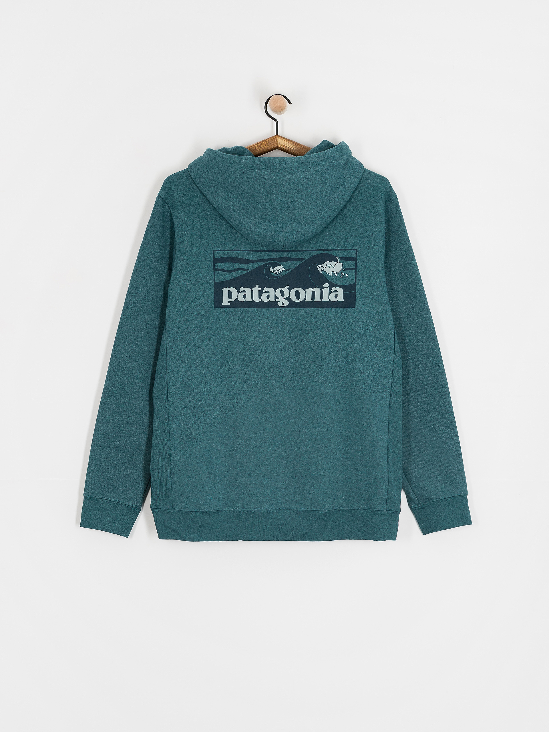 Mikina s kapucňou Patagonia Boardshort Logo Uprisal HD (wetland blue)
