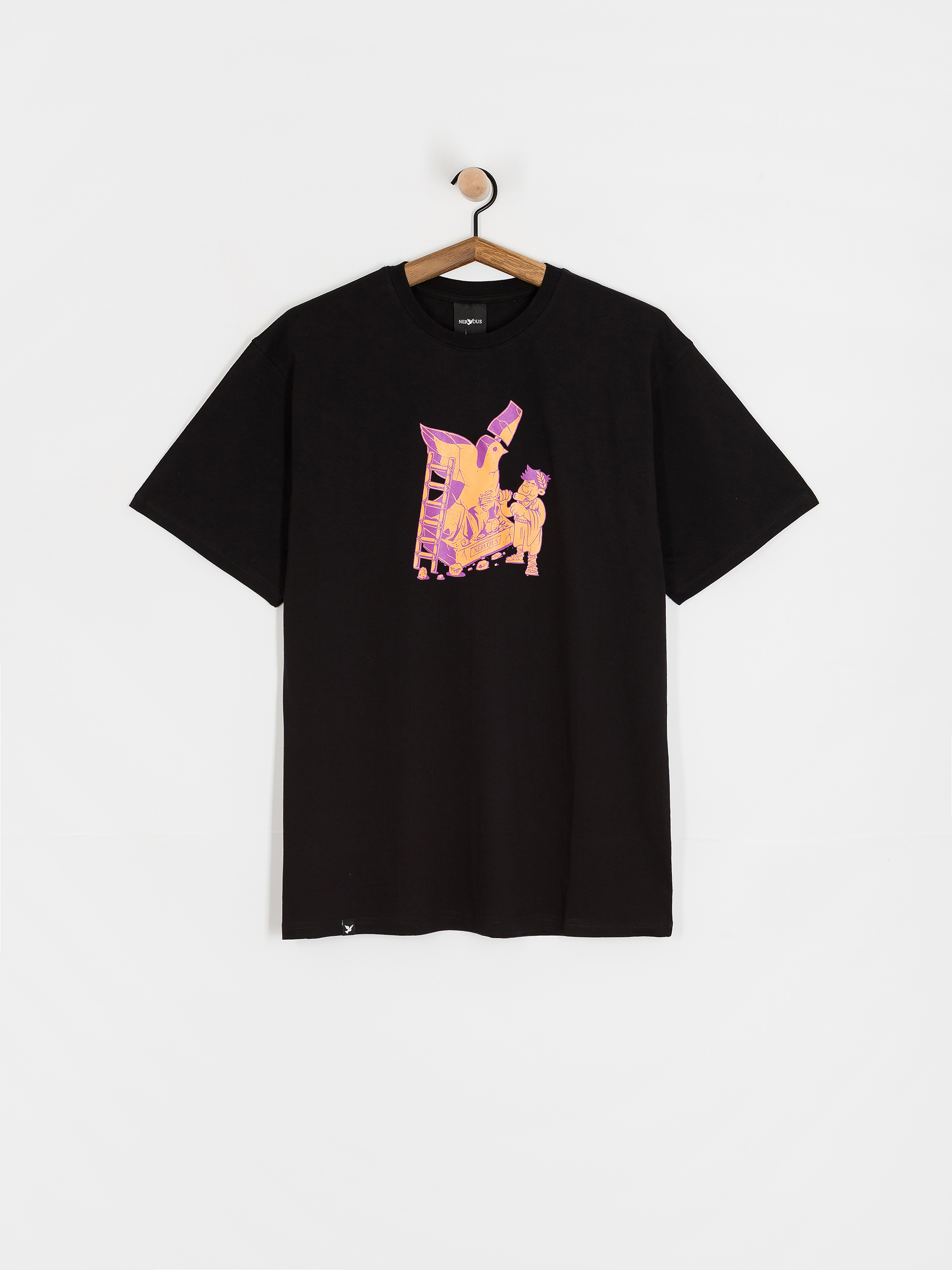 Tričko Nervous Michael (black)