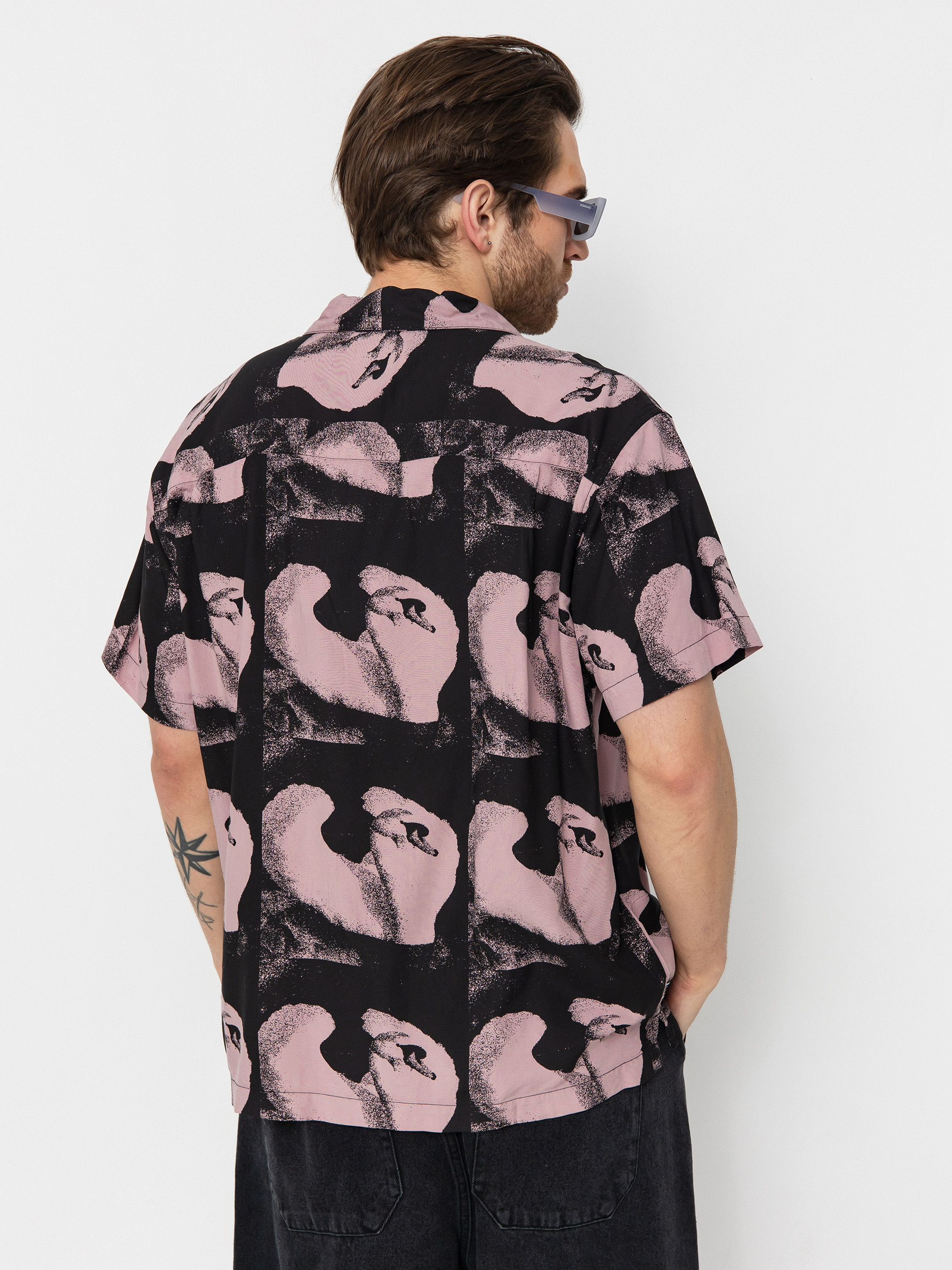 Košeľa OBEY Ambre (mauve multi)