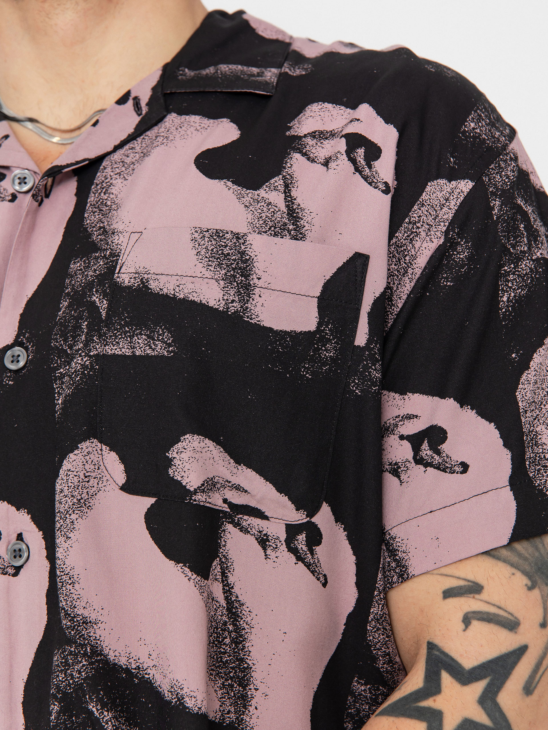 Košeľa OBEY Ambre (mauve multi)