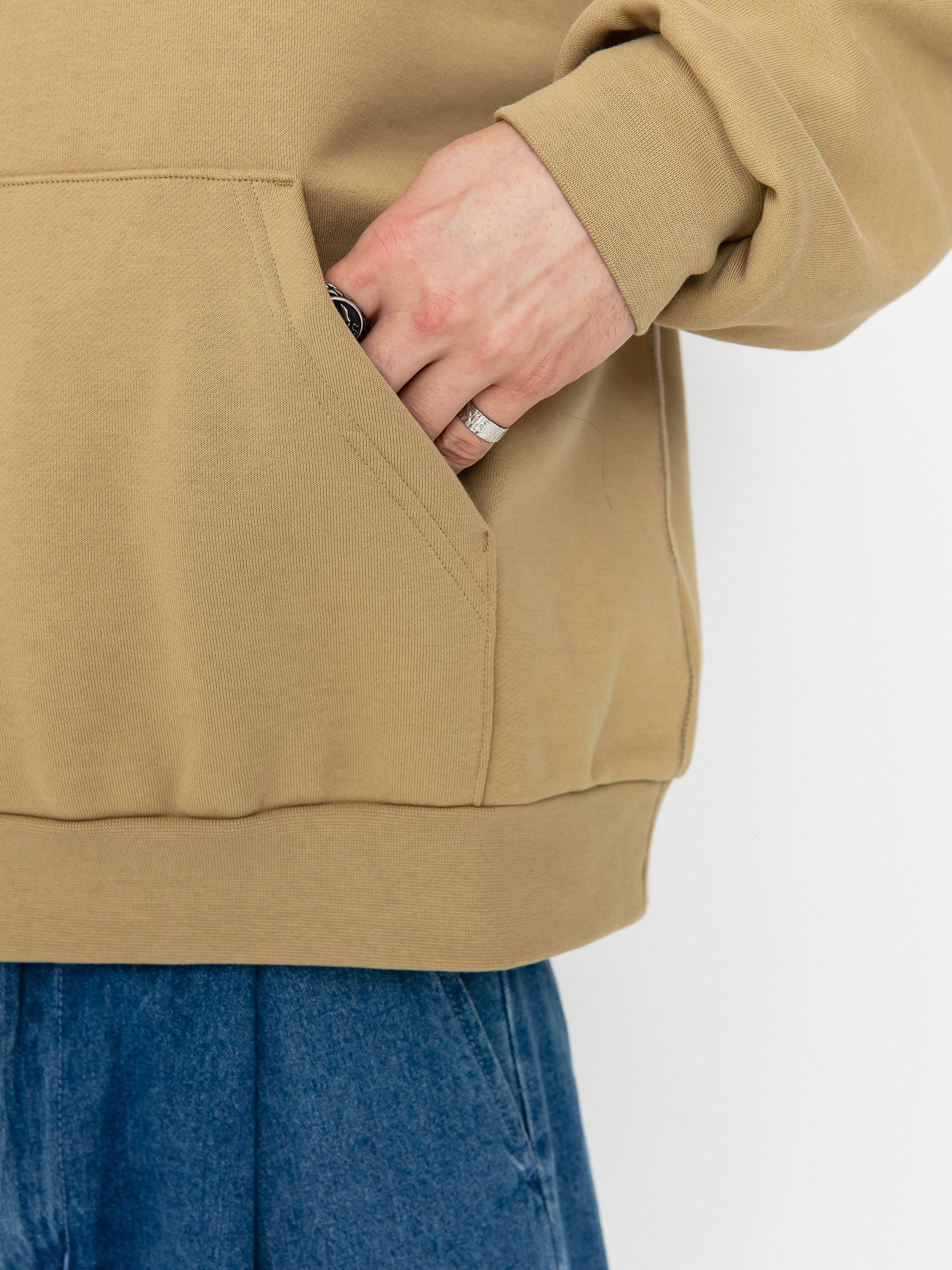 Mikina s kapucňou Nike SB Essential Logo HD (parachute beige/white)