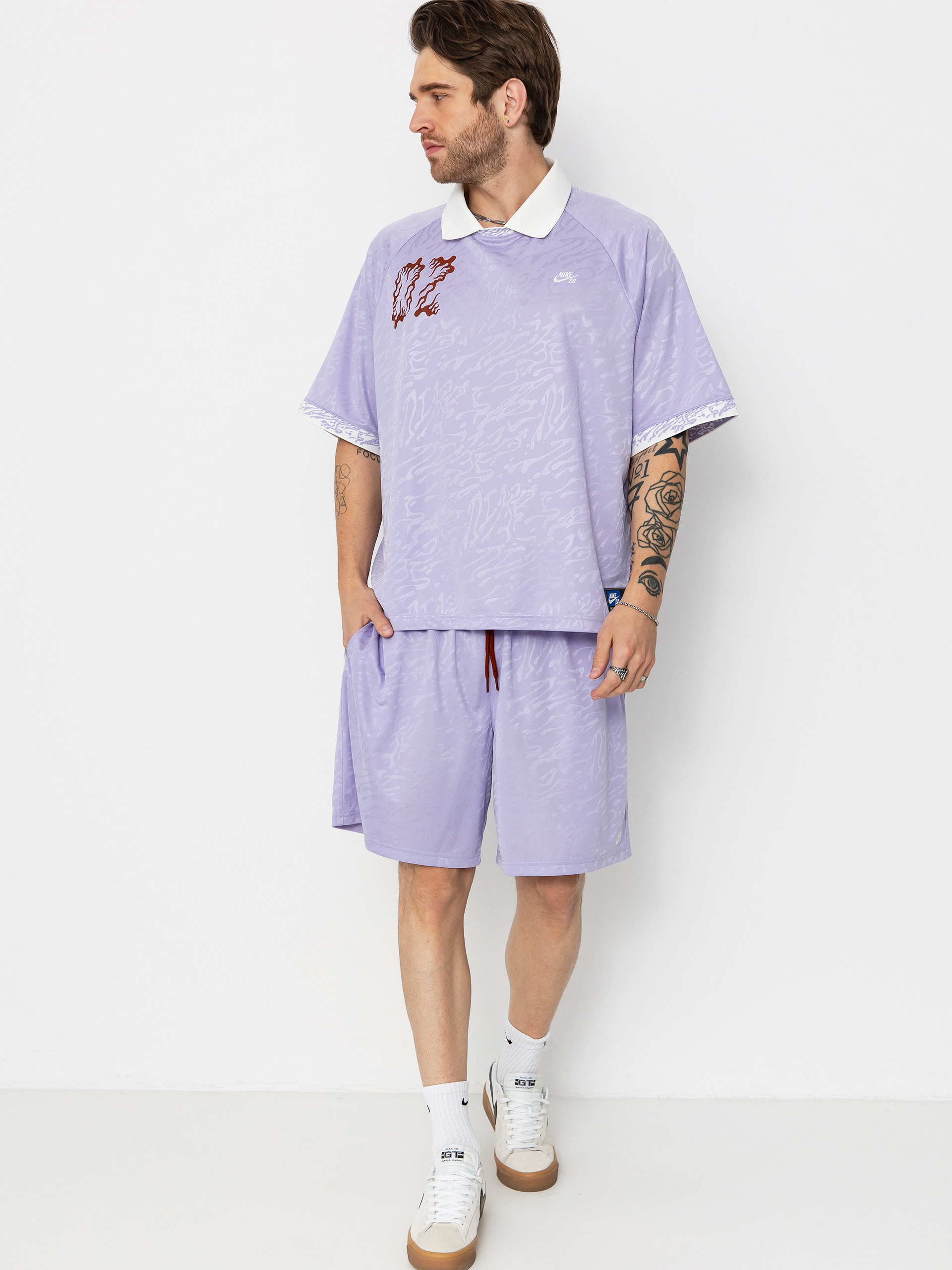 Tričko Nike SB Dri Fit Jacquard (hydrangeas/sail/white)