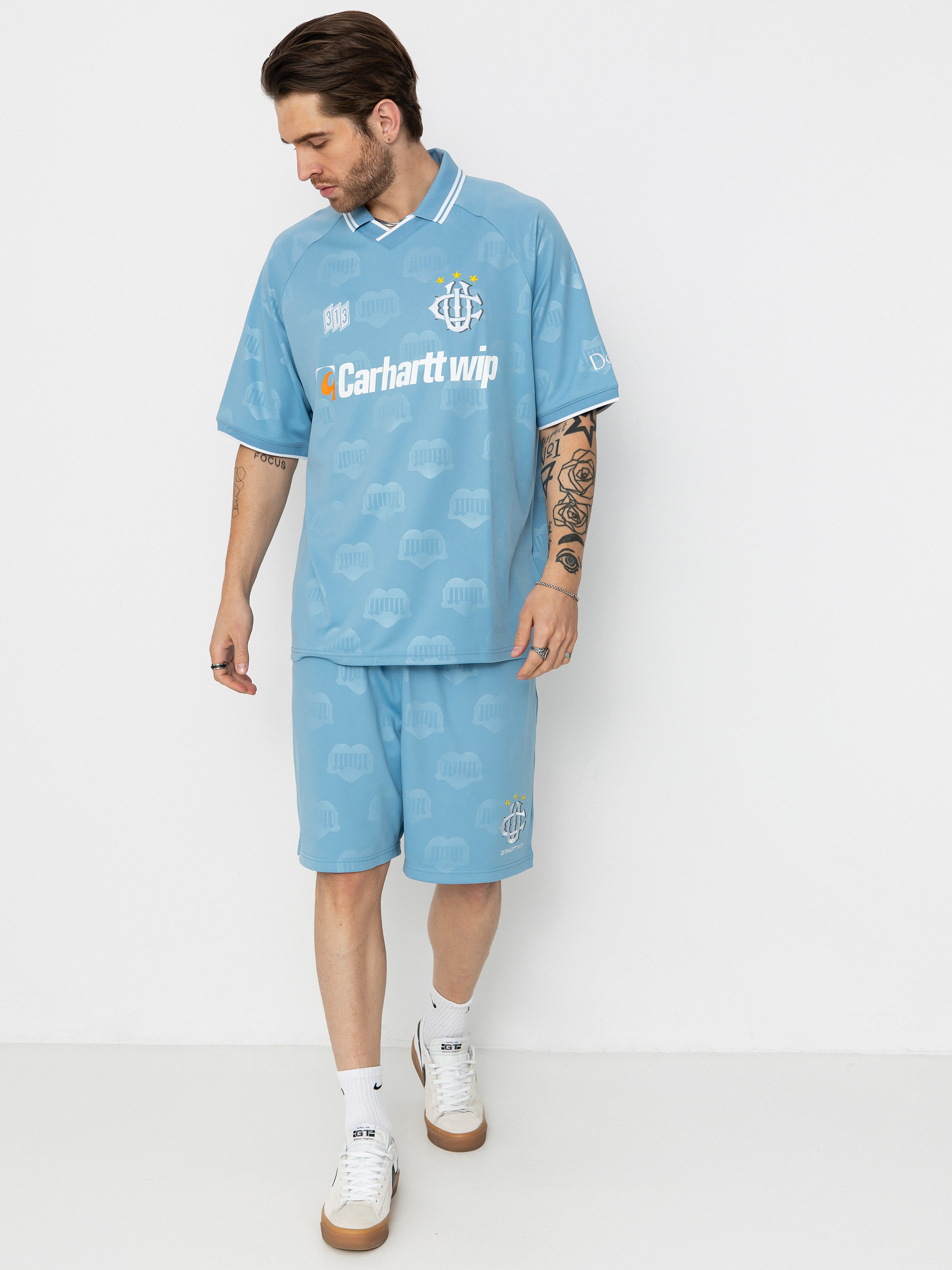 Triu010dko Carhartt WIP Hartts Football (heart train jacquard/bluebird)