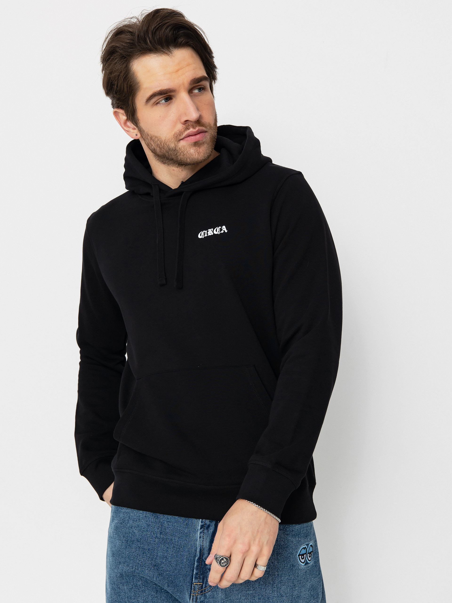 Mikina s kapucňou Circa No Regret HD (black)