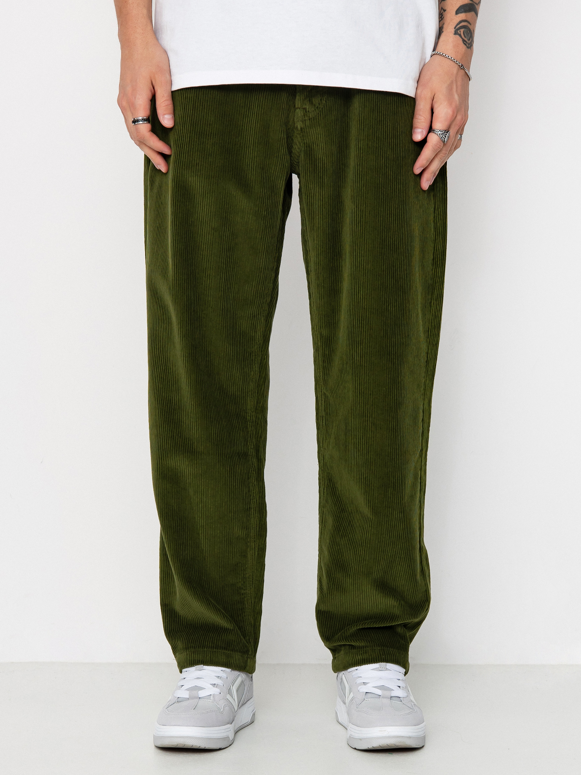 Nohavice Spitfire Bighead Fill Corduroy (olive)