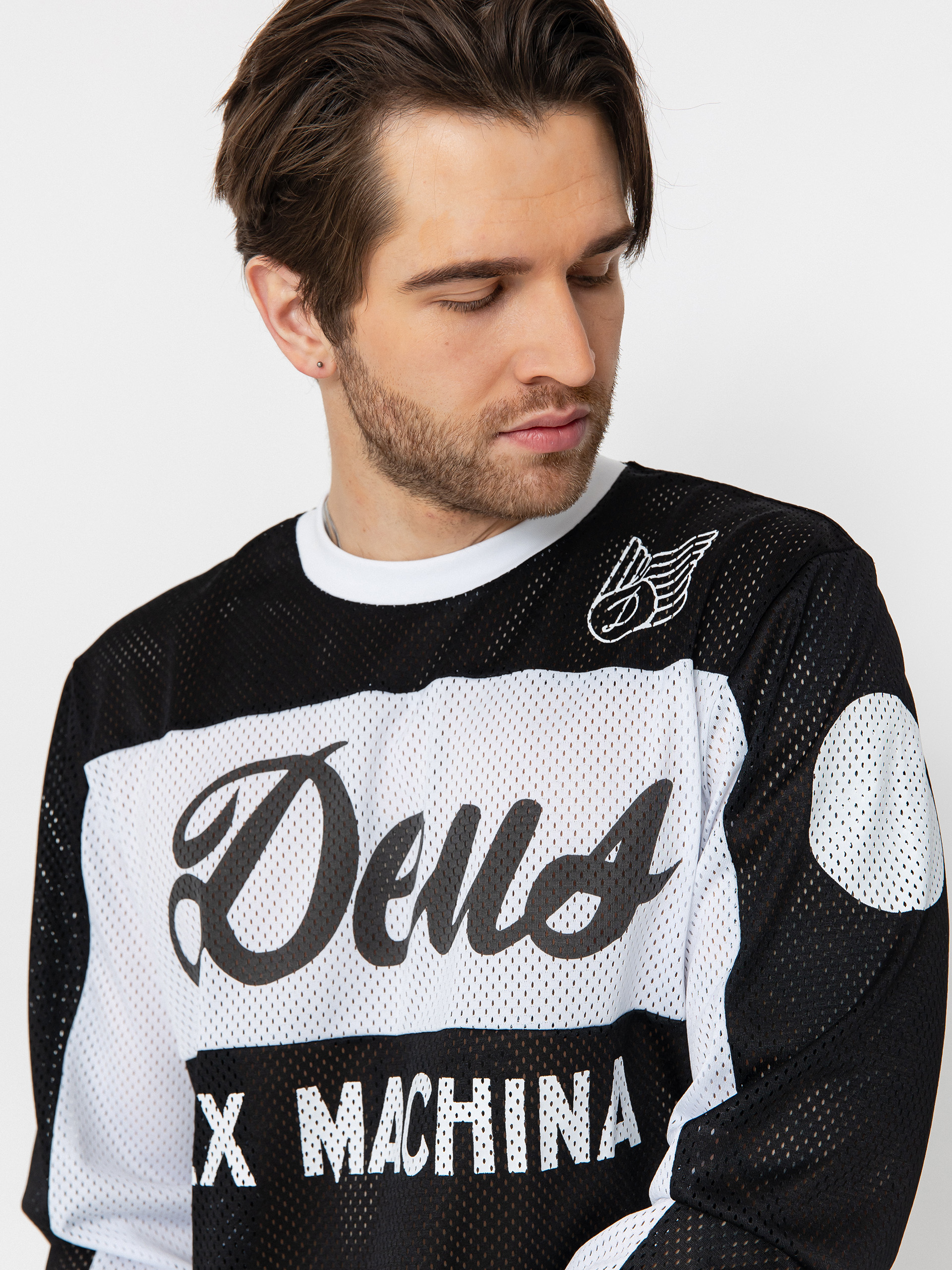 Triko Deus Ex Machina Saber Moto Jersey (black)