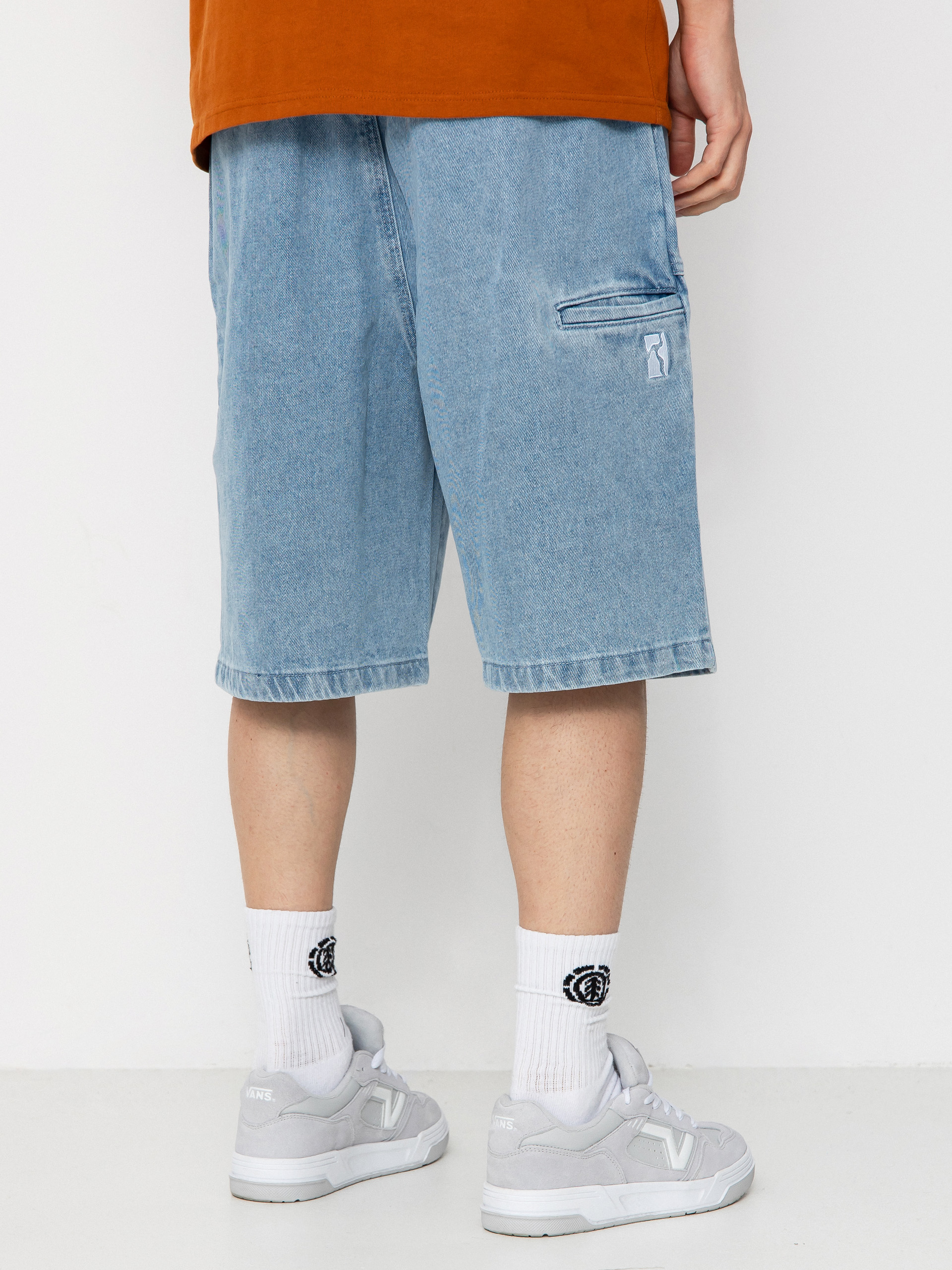 Kraťasy Poetic Collective Painter (light blue denim)