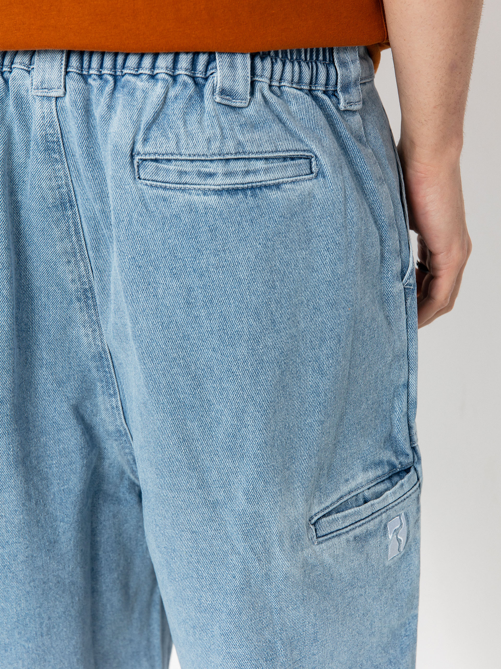 Kraťasy Poetic Collective Painter (light blue denim)