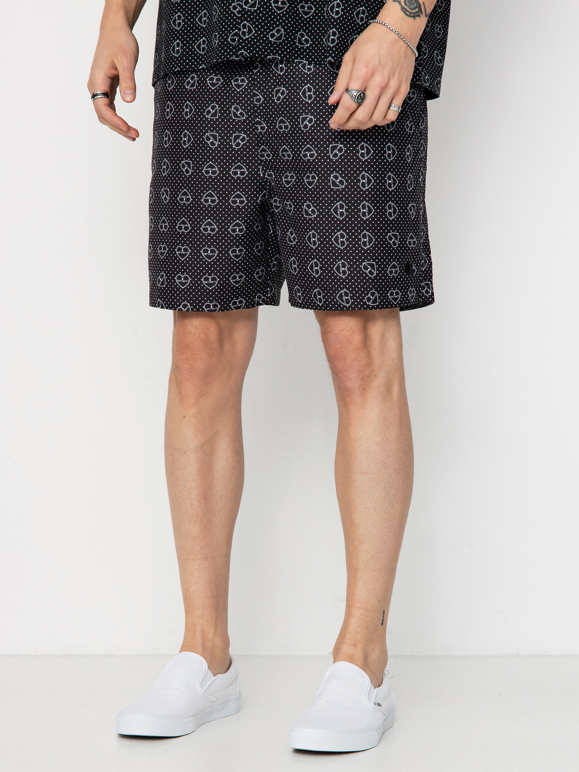 Kraťasy Carhartt WIP Chase Swim (furoshiki print/black)