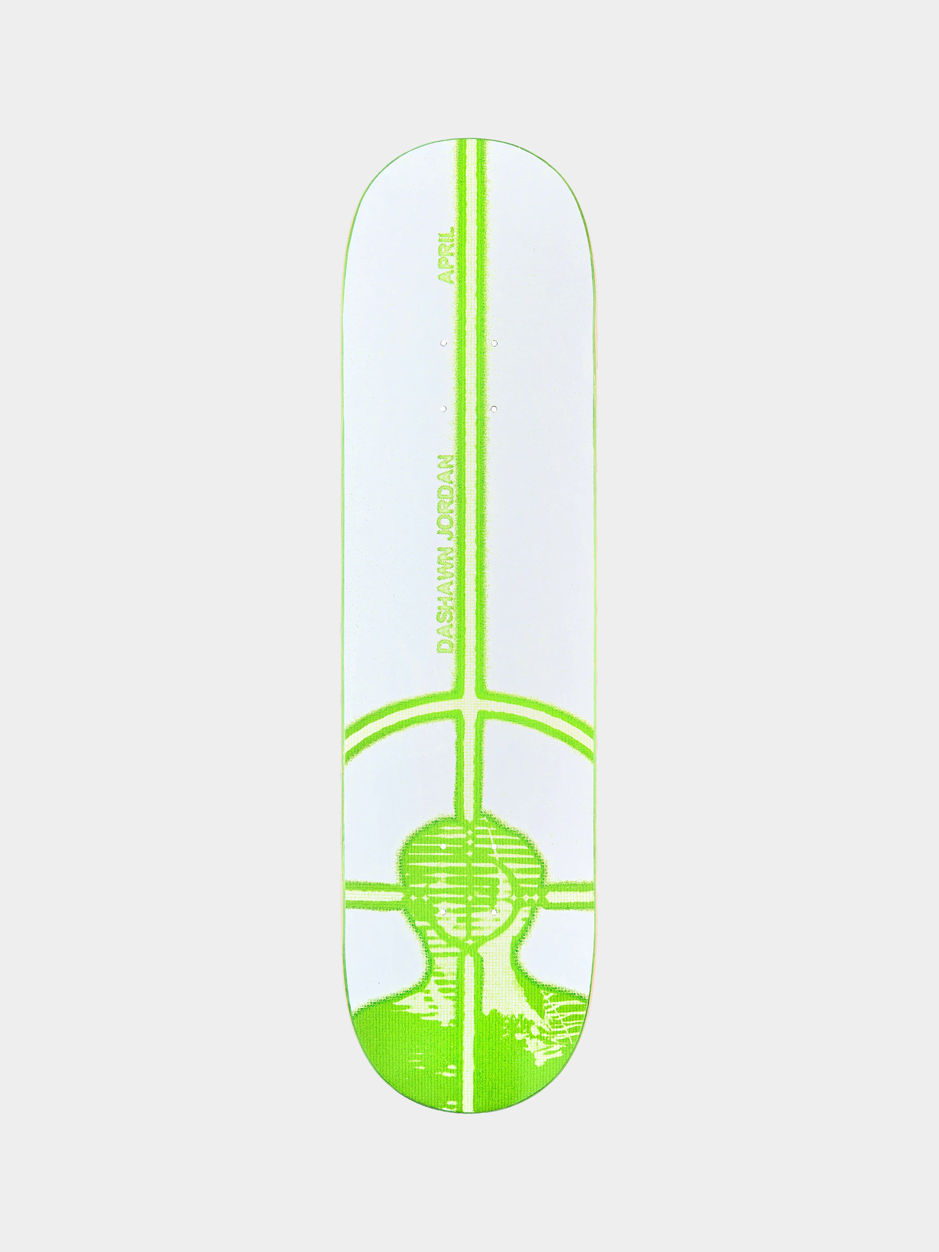 Doska April Skateboards Dashawn Aim (white/green)