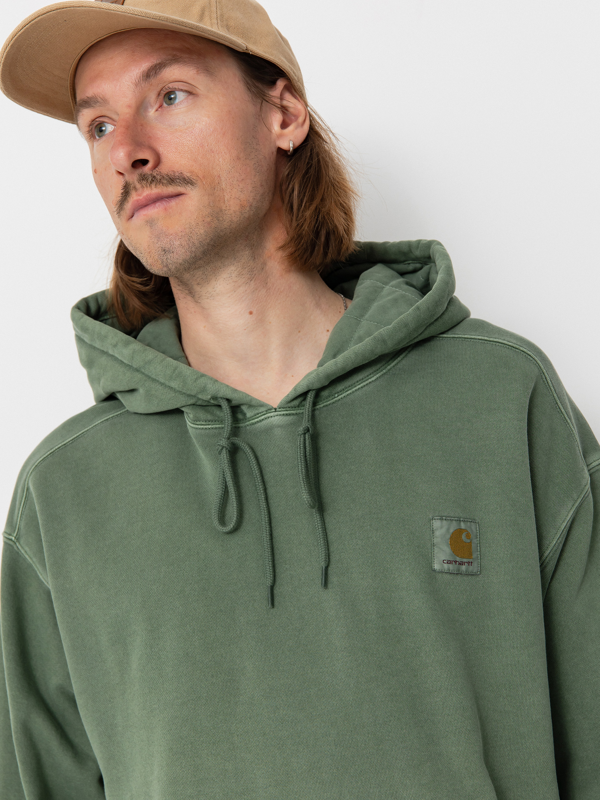 Mikina s kapucňou Carhartt WIP Nelson HD (park)