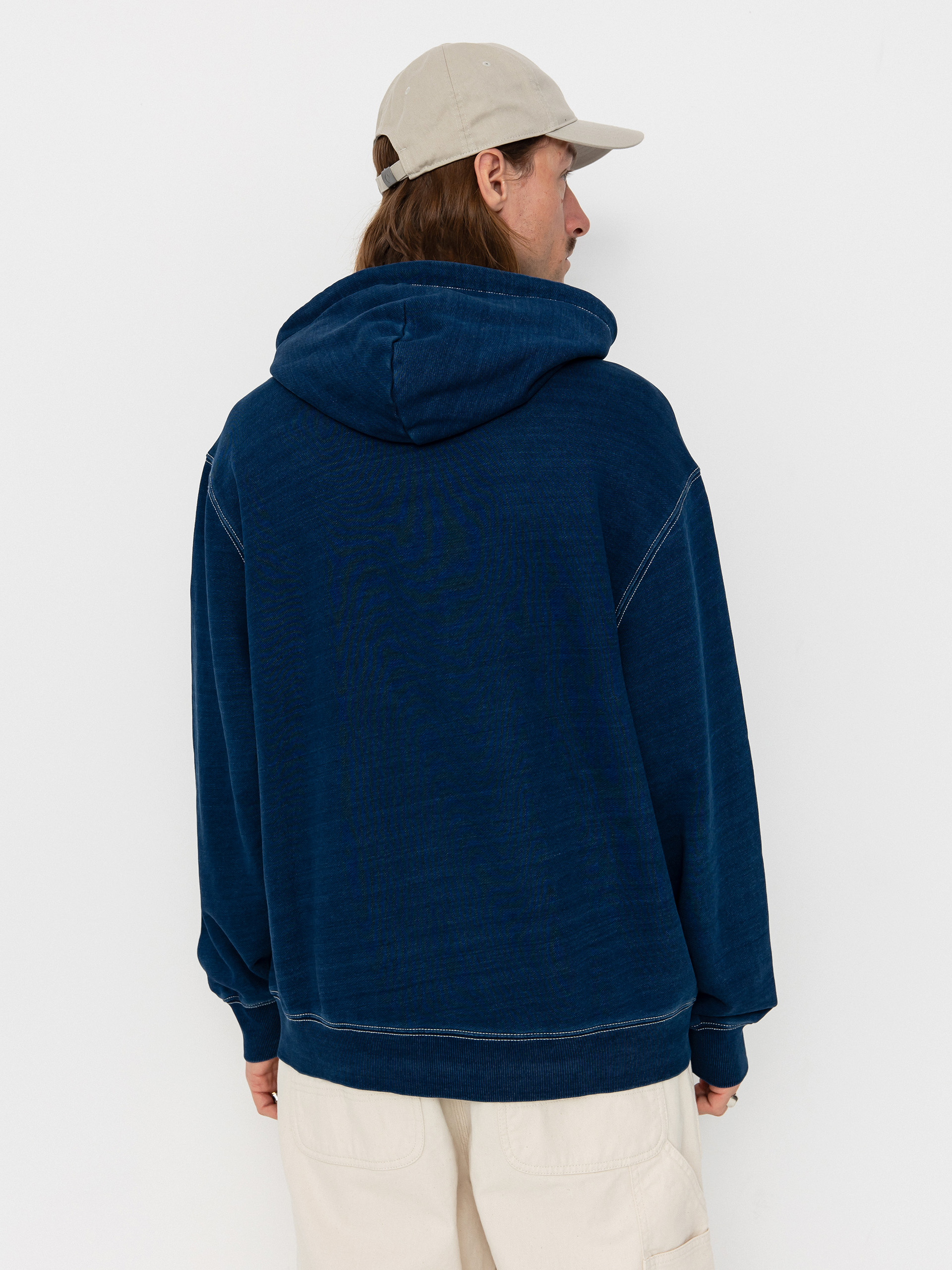 Mikina s kapucňou Carhartt WIP Ingo HD (dark blue)