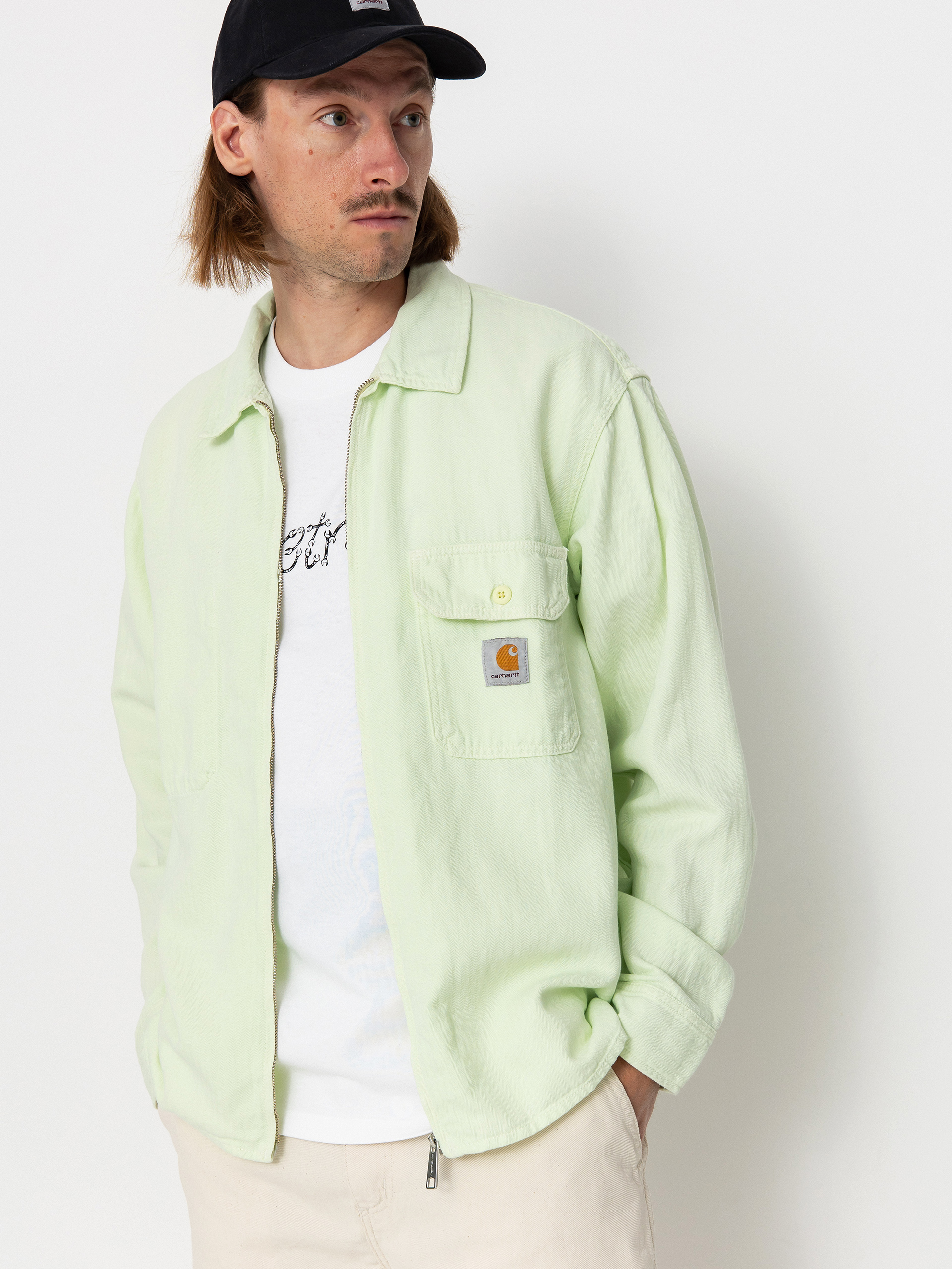 Bunda Carhartt WIP Rainer (air green)