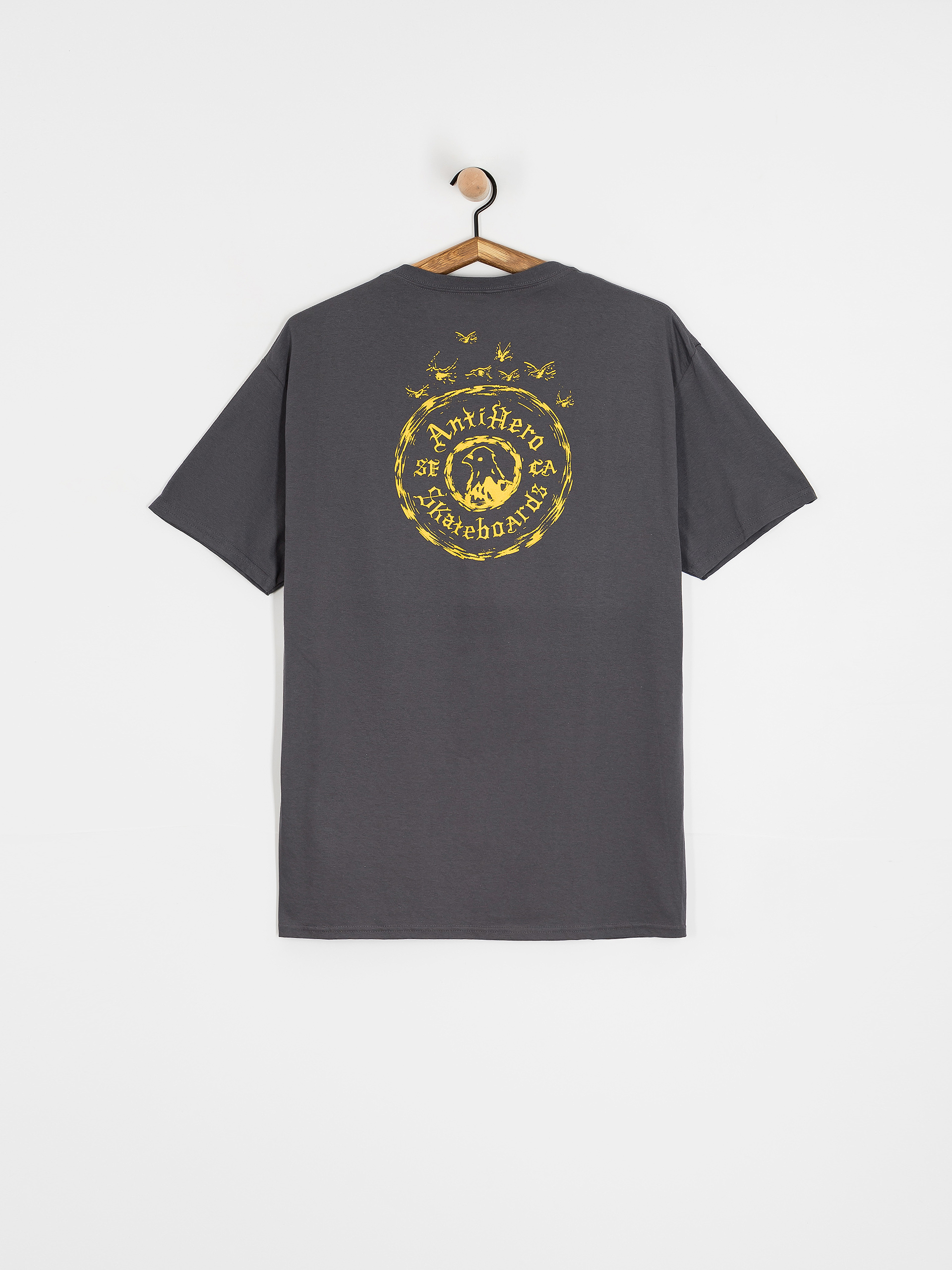 Tričko Antihero Pigeon Motion (charcoal grey)