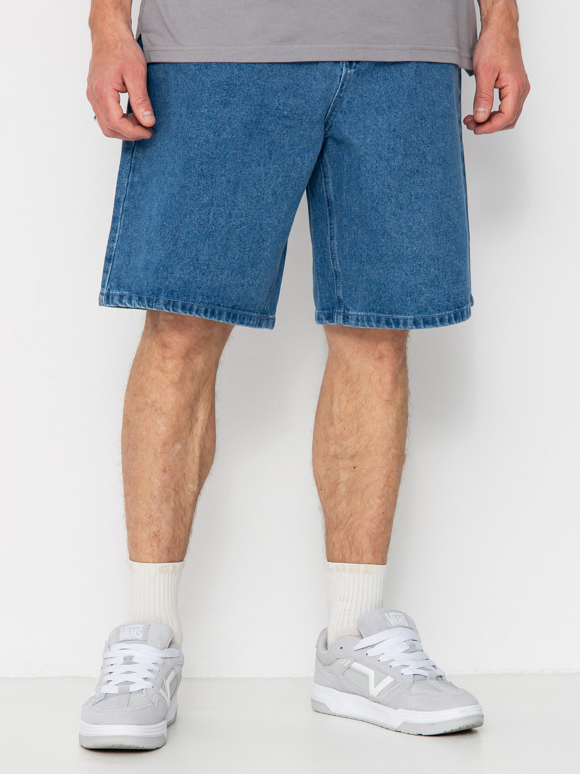 Kraťasy OBEY Bigwig Baggy Denim (light indigo)