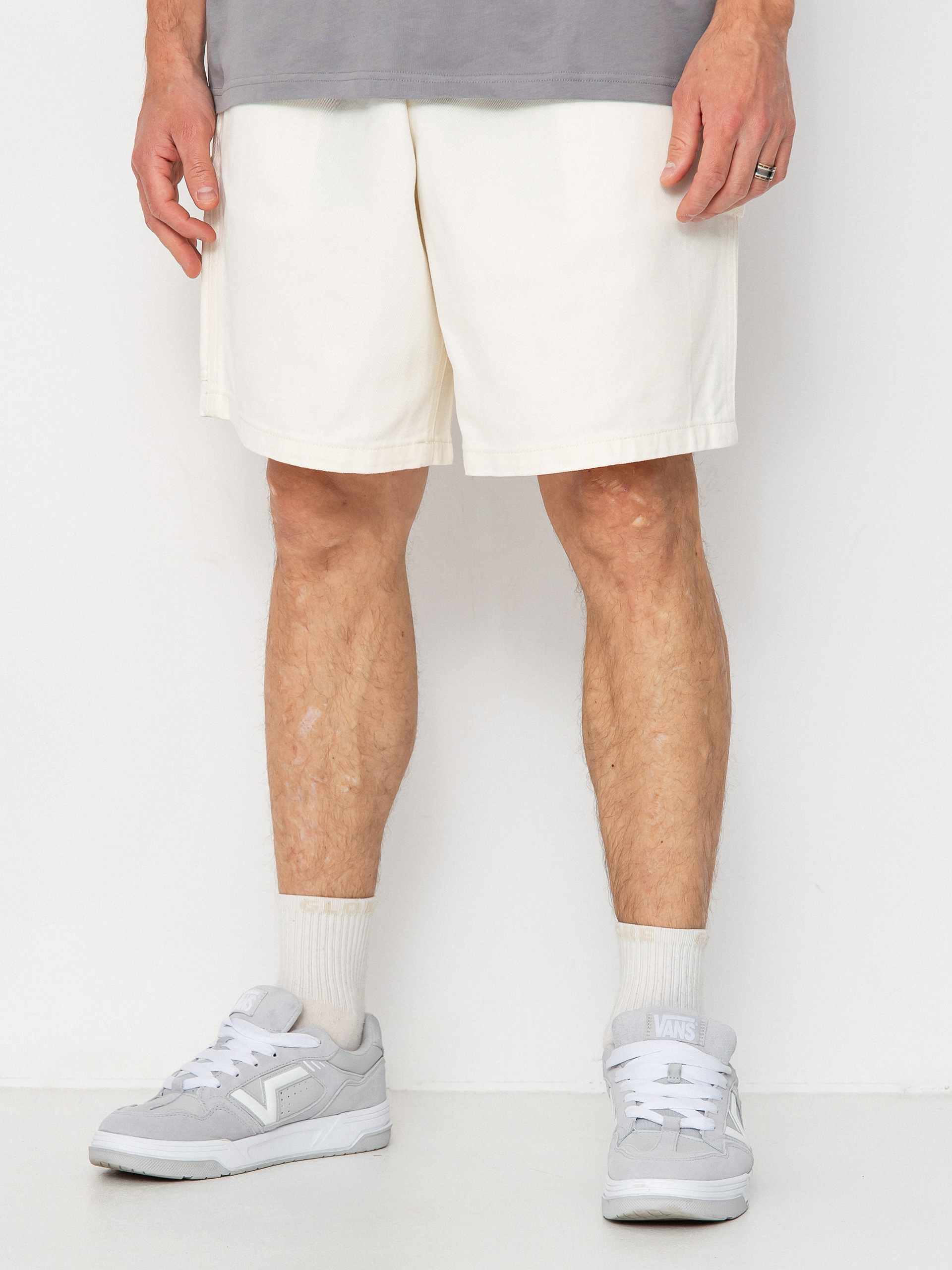 Kraťasy OBEY Easy Denim Carpenter (unbleached faded wash)
