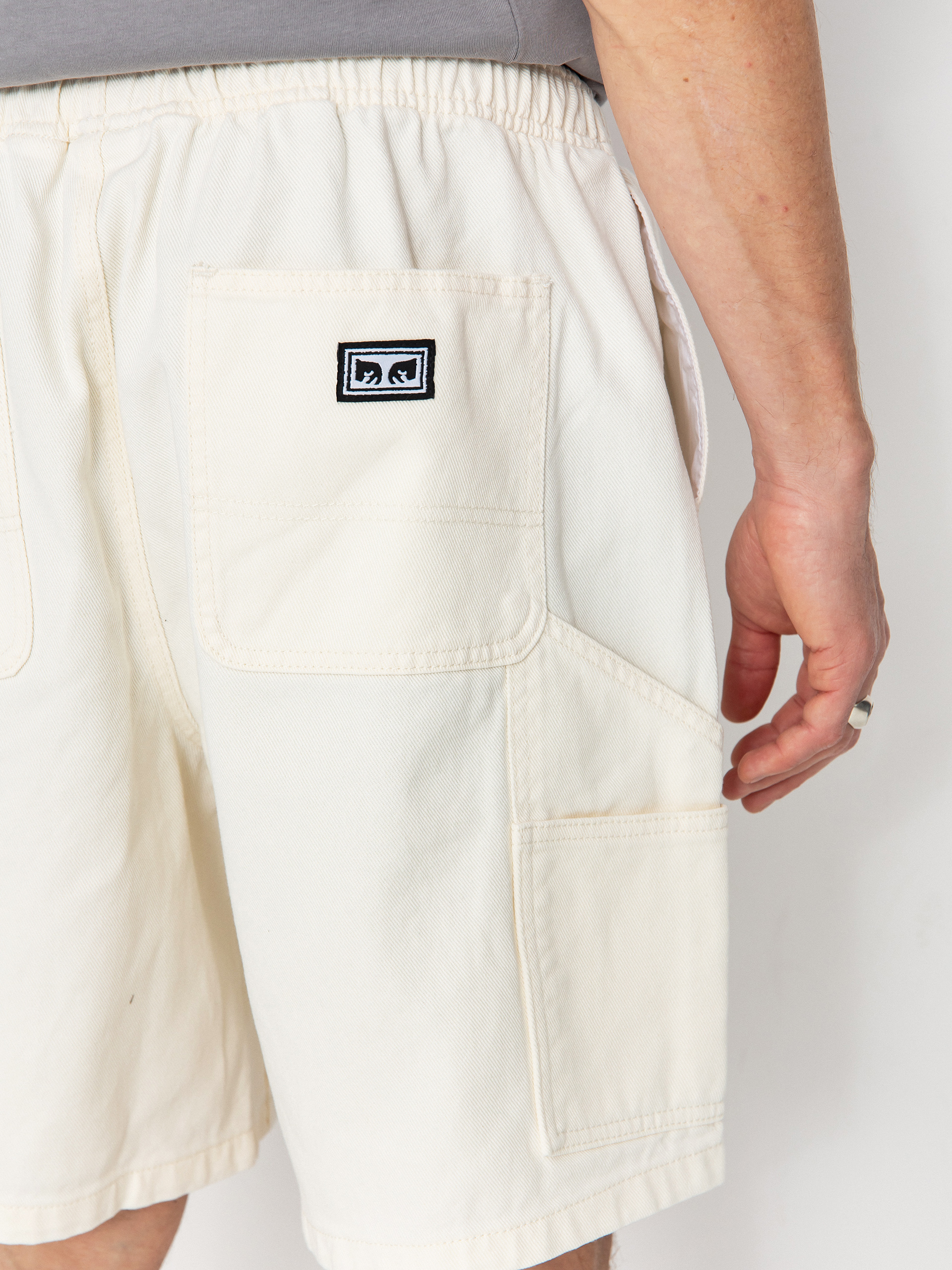 Kraťasy OBEY Easy Denim Carpenter (unbleached faded wash)