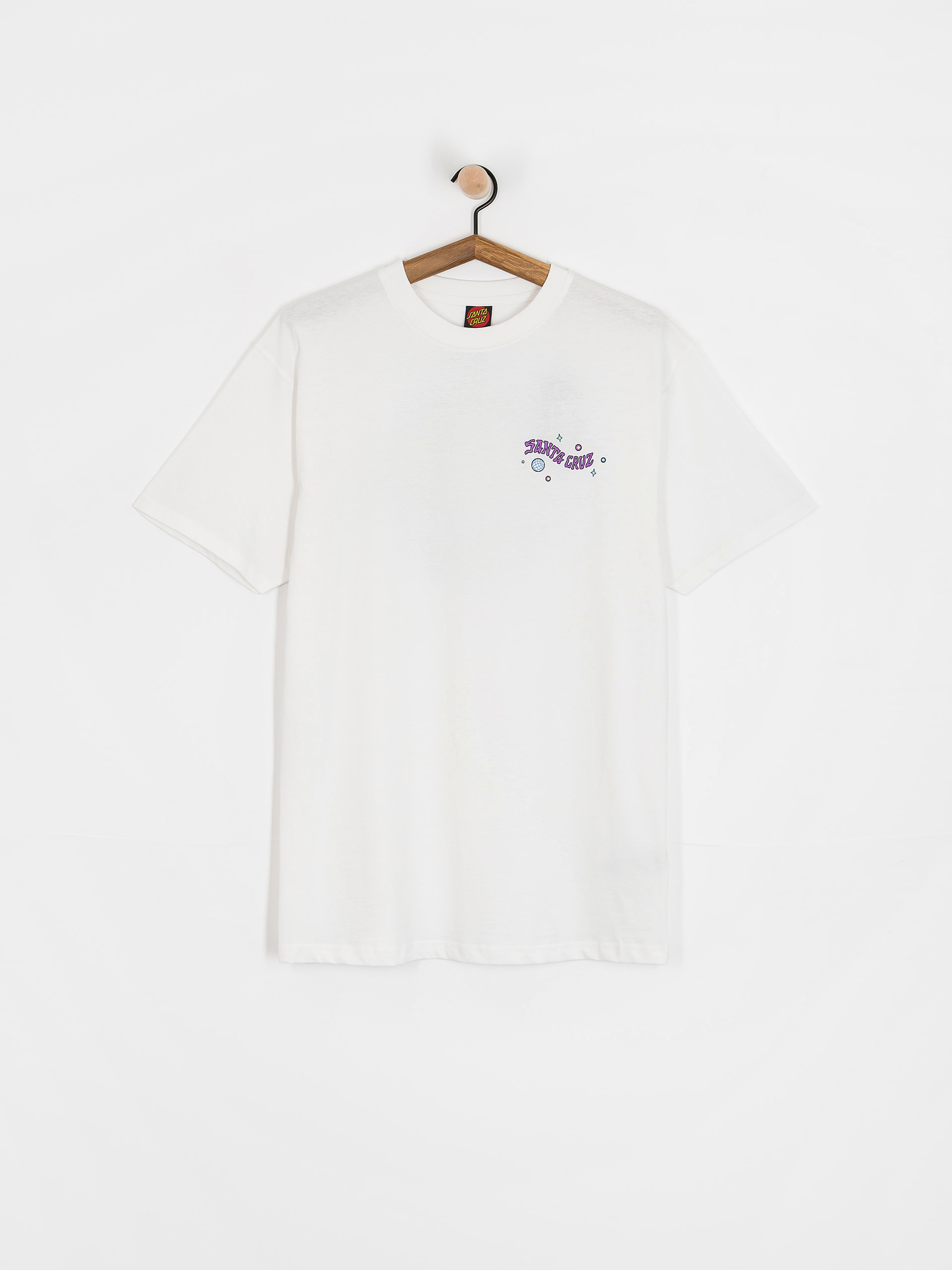 Tričko Santa Cruz Knibbs Invasion Hand Strip (white)