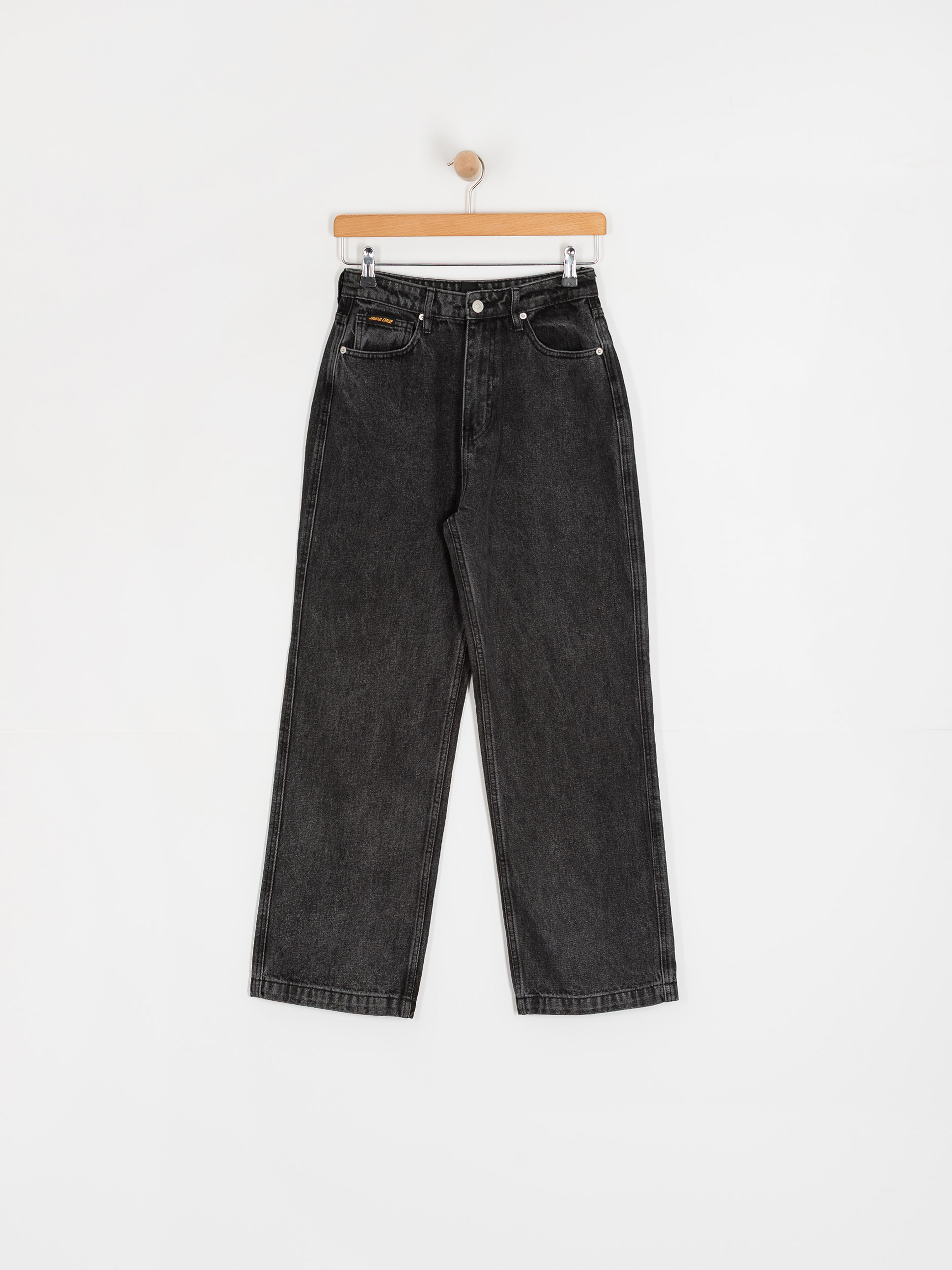 Nohavice Santa Cruz Classic Baggy Jeans Wmn (black wash)