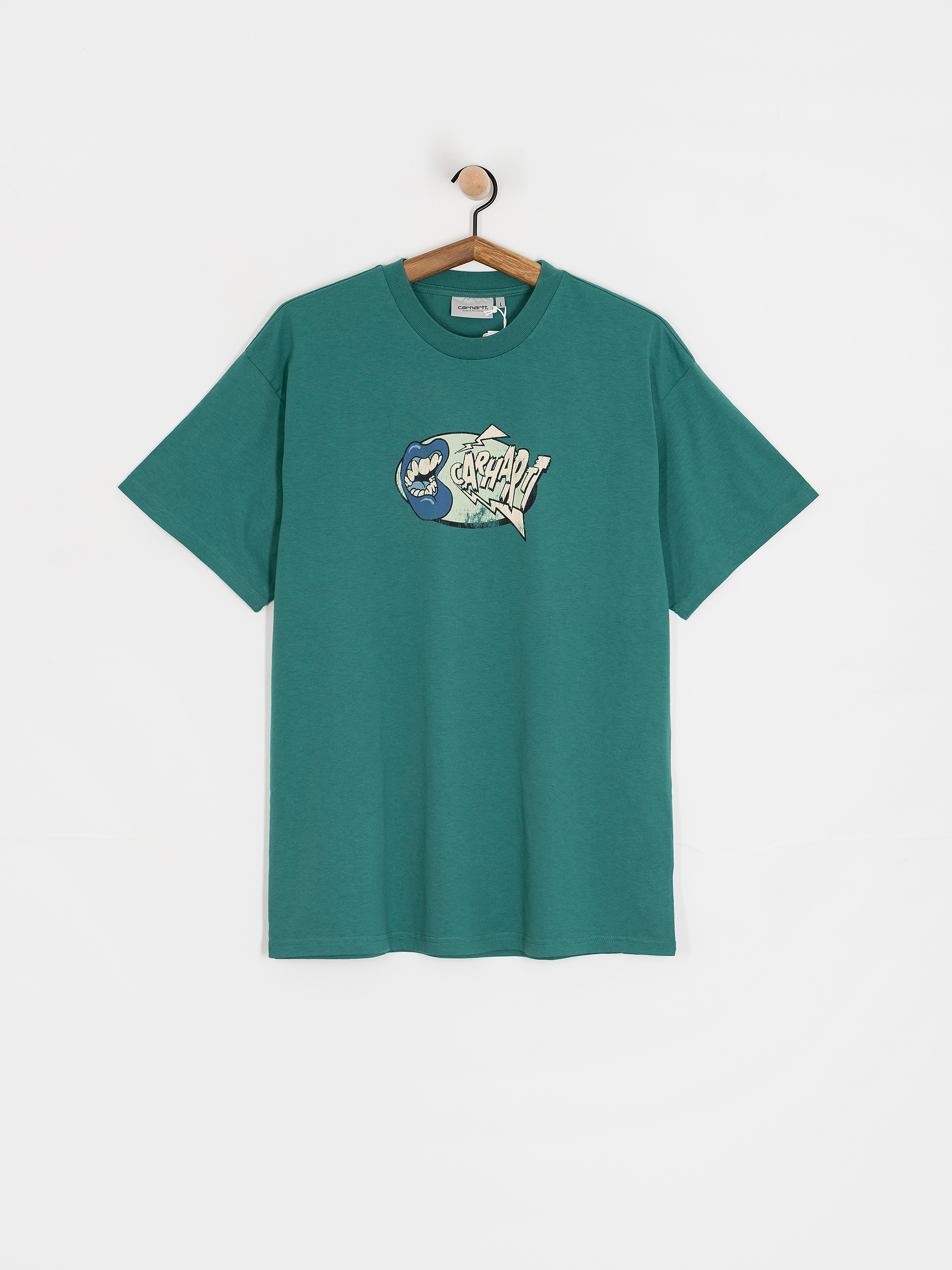 Tričko Carhartt WIP Louder (saguaro/heavy enzyme wash)