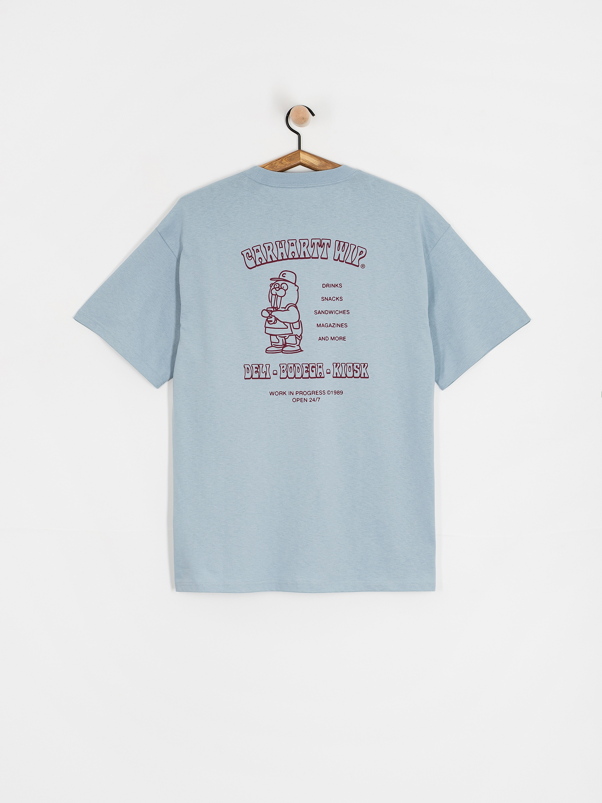 Tričko Carhartt WIP Sandwich (blue fog)