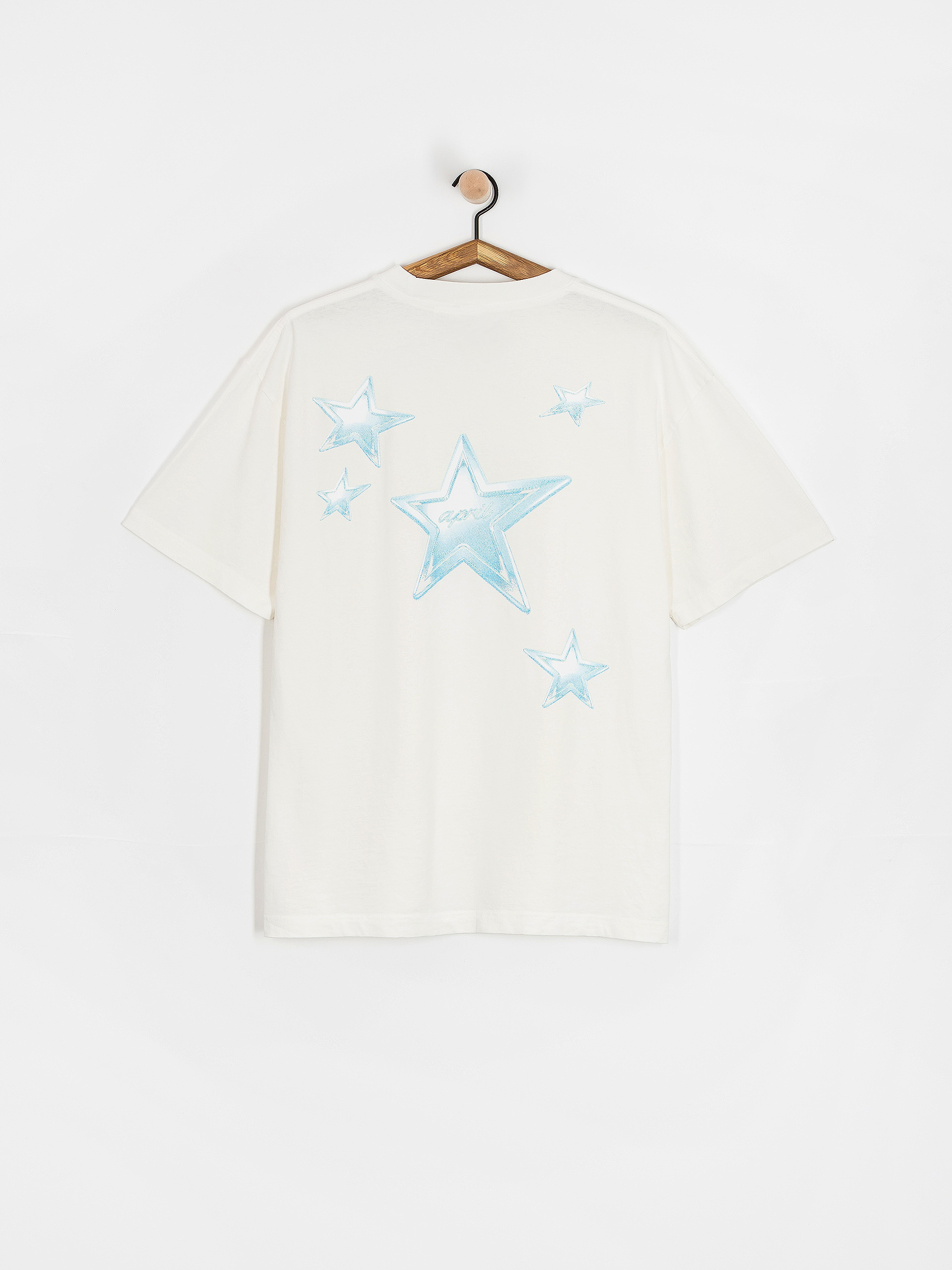 Tričko April Skateboards Stars (white)