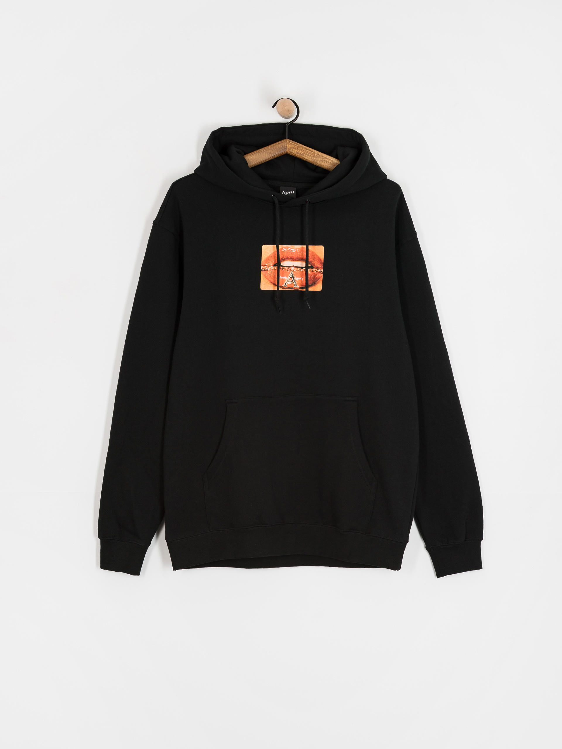 Mikina s kapucňou April Skateboards Pendant HD (vintage black)
