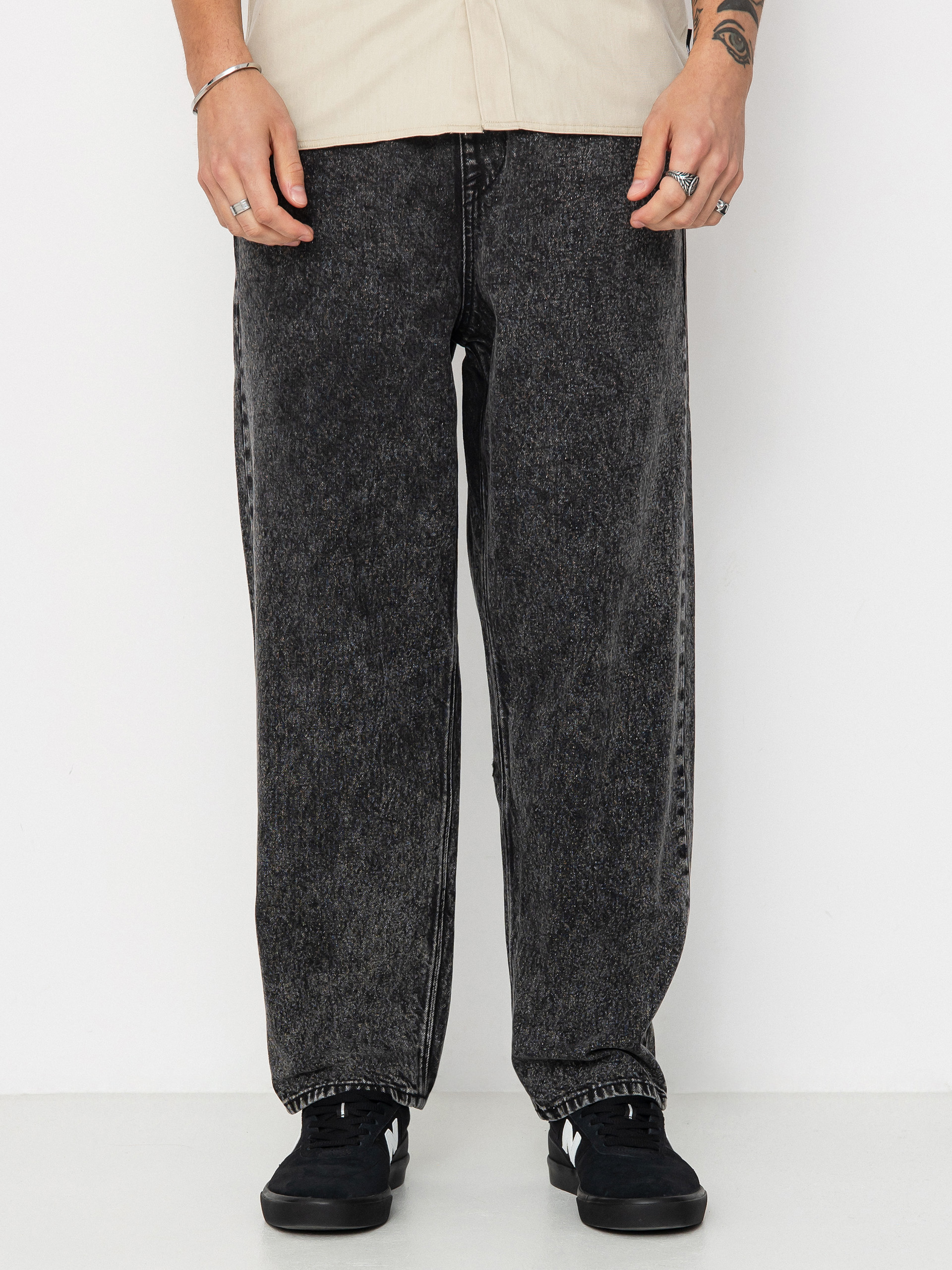 Nohavice Volcom Freazy Loose Ew (light acid black)