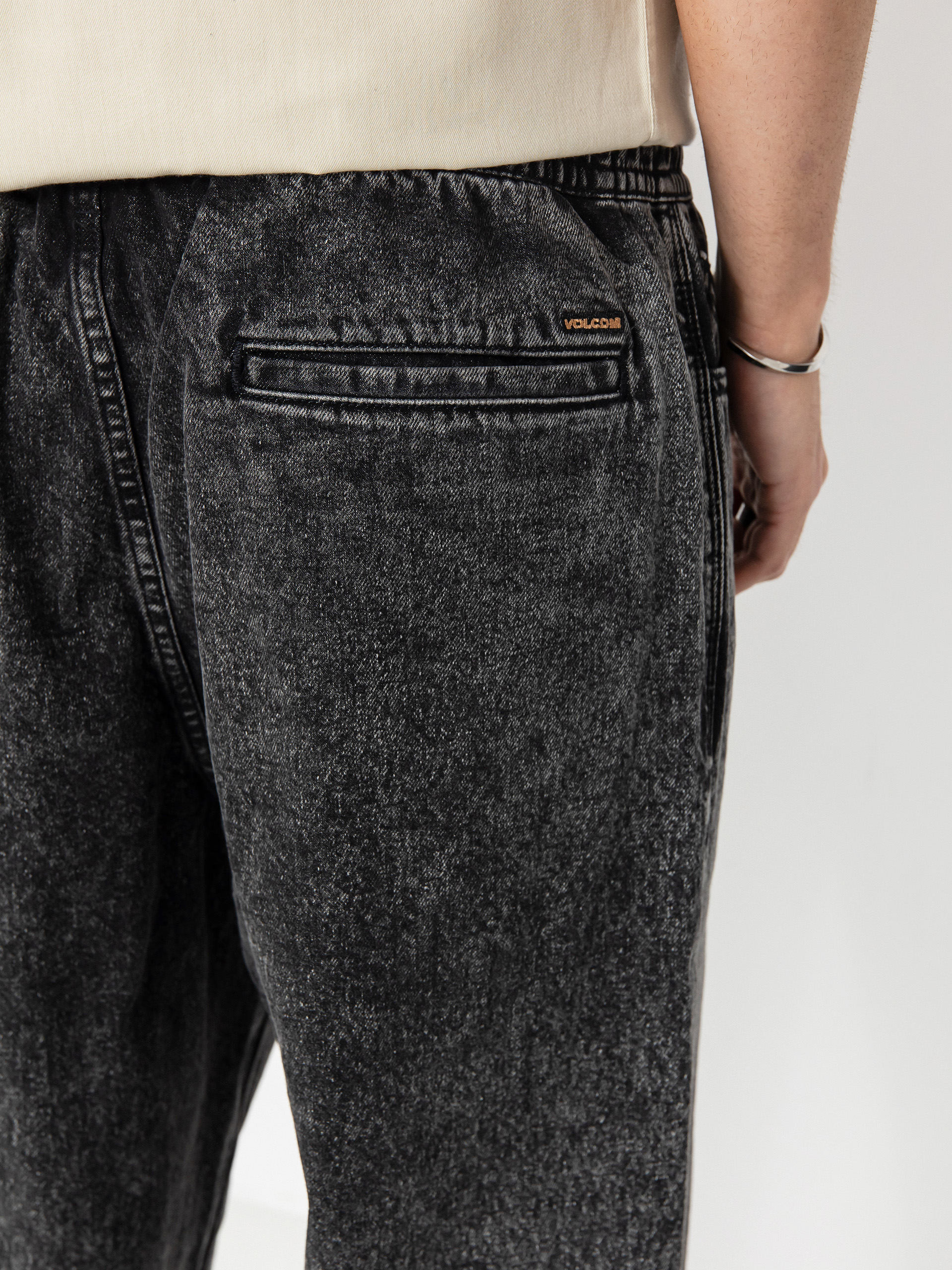 Nohavice Volcom Freazy Loose Ew (light acid black)