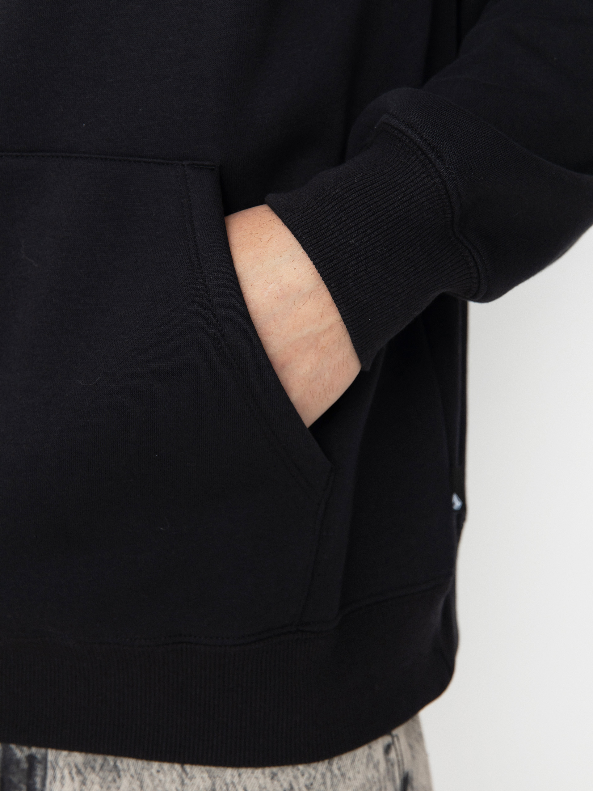 Mikina s kapucňou Volcom Noder HD (black)