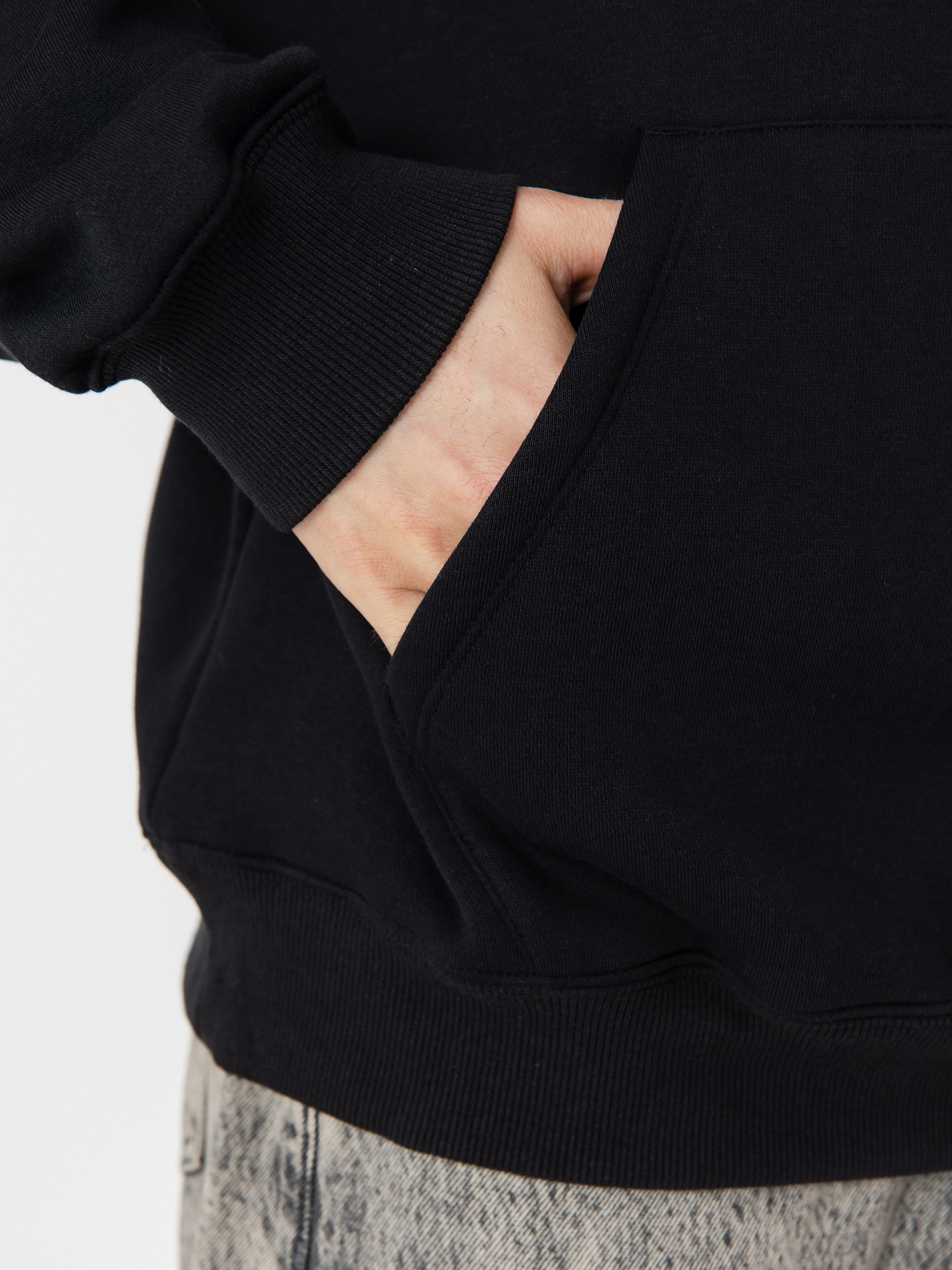 Mikina s kapucňou Volcom Pfanngles HD (black)